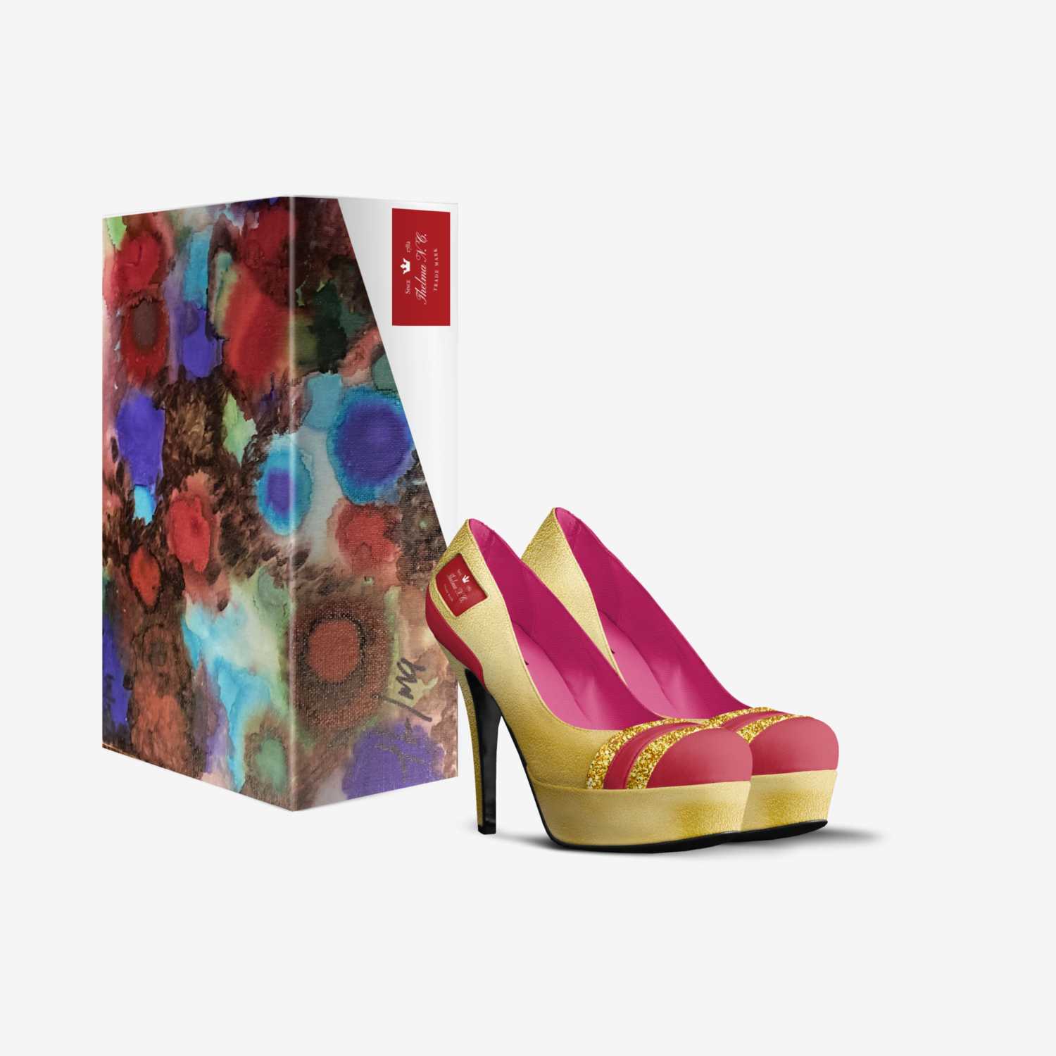 Thelma N. C. custom made in Italy shoes by Thelma Cunningham | Box view