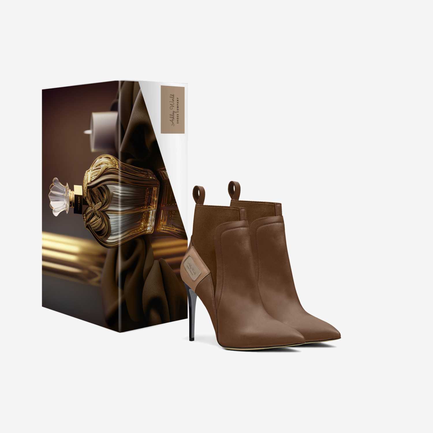 Ashley World custom made in Italy shoes by Ebony Williams | Box view