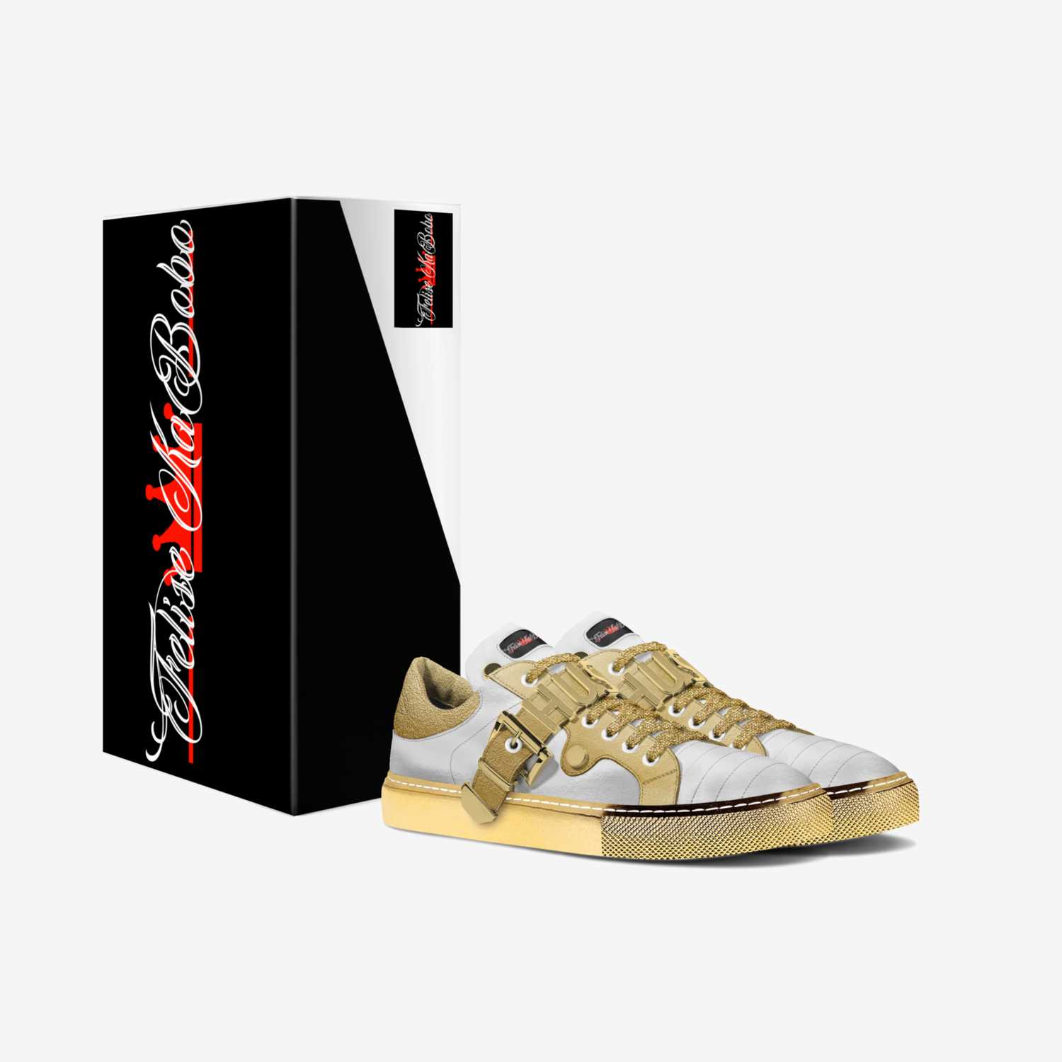Felise KaBobo custom made in Italy shoes by Shamsud-din King | Box view