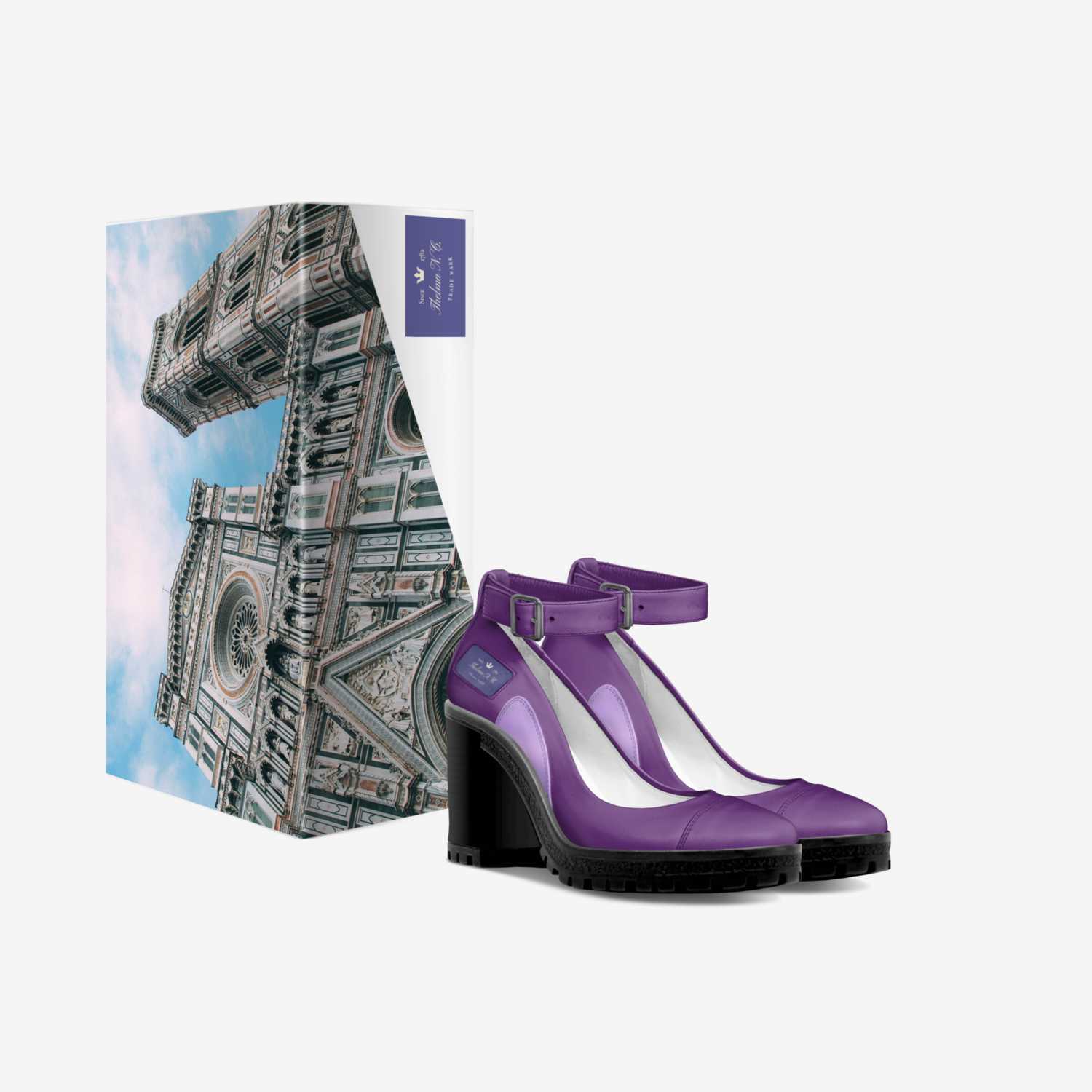 Thelma N. C. custom made in Italy shoes by Thelma Cunningham | Box view