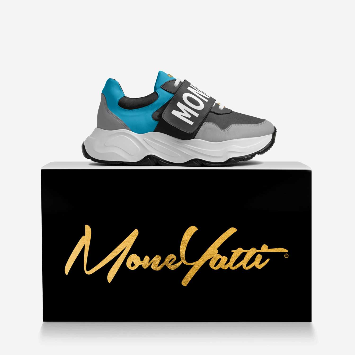 MI P20 custom made in Italy shoes by Moneyatti Brand | Over box view