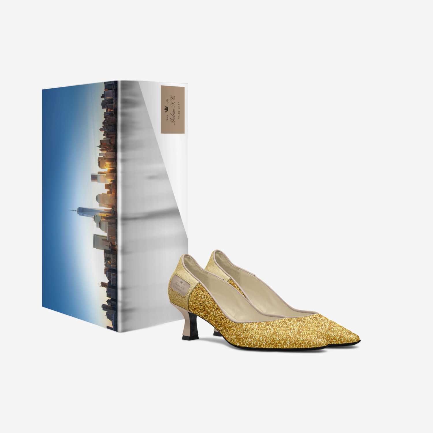 Thelma N. C. custom made in Italy shoes by Thelma Cunningham | Box view