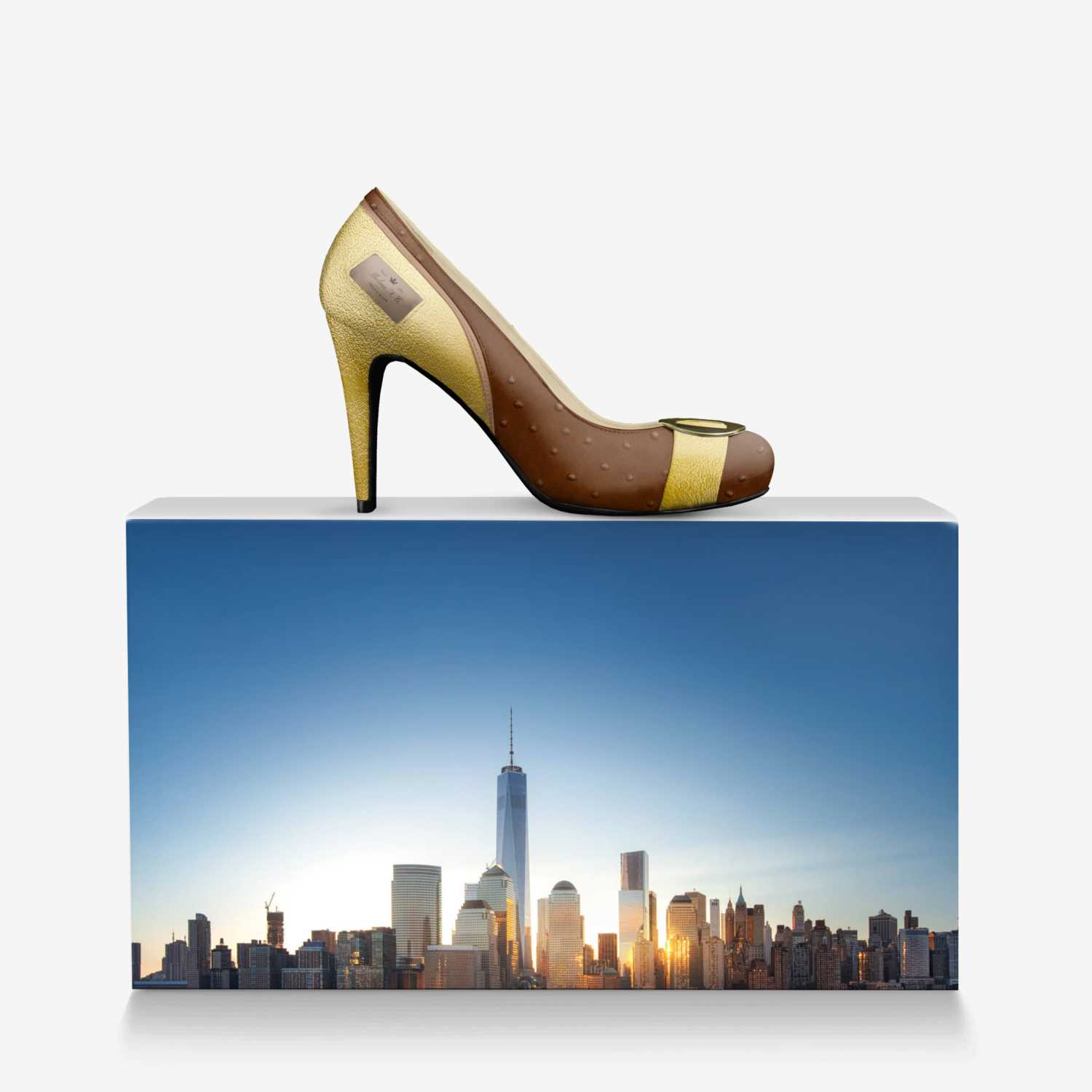 Thelma N. C. custom made in Italy shoes by Thelma Cunningham | Over box view