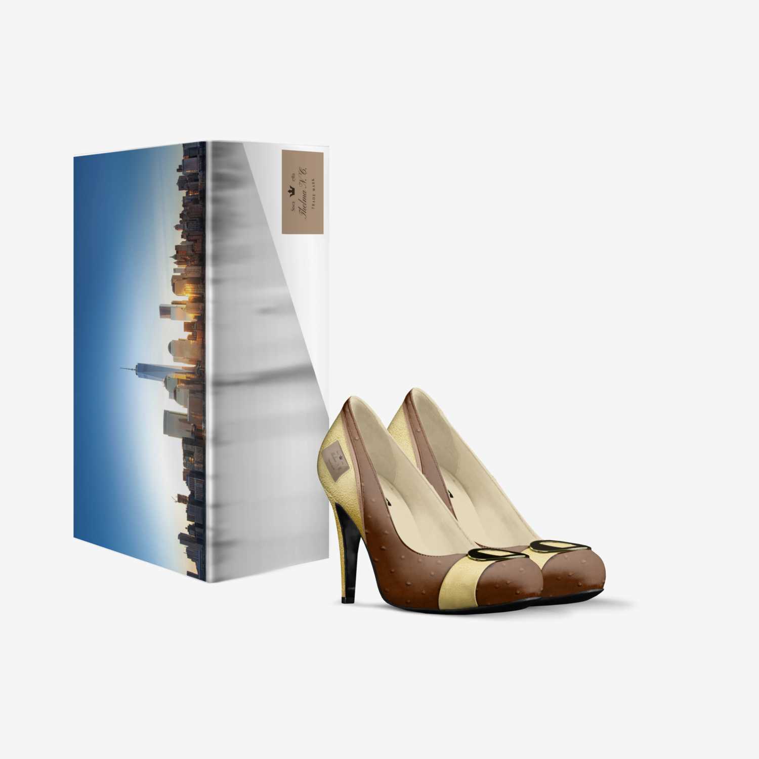 Thelma N. C. custom made in Italy shoes by Thelma Cunningham | Box view