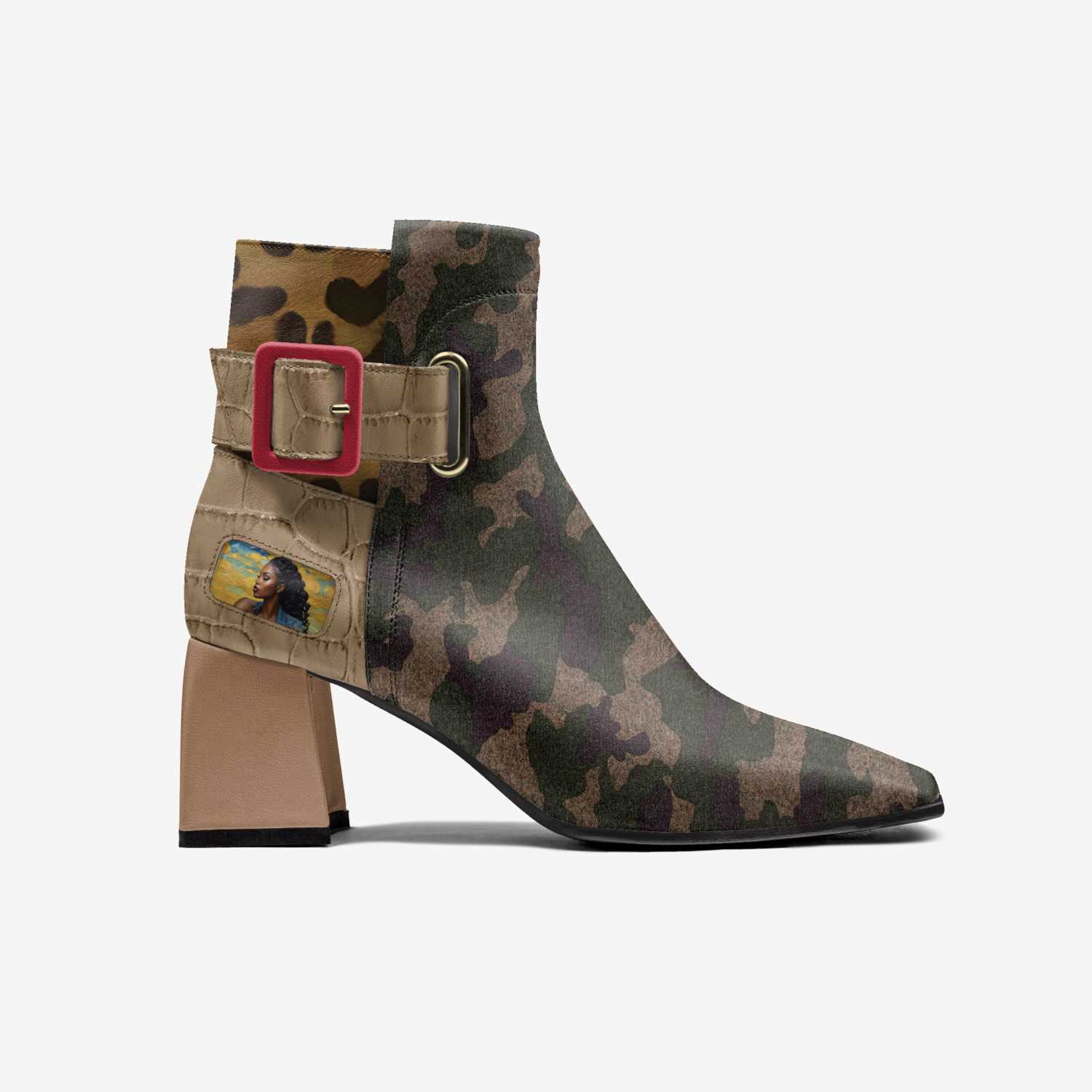 Pretty Luiiloviie custom made in Italy shoes by Desiree Sims | Side view