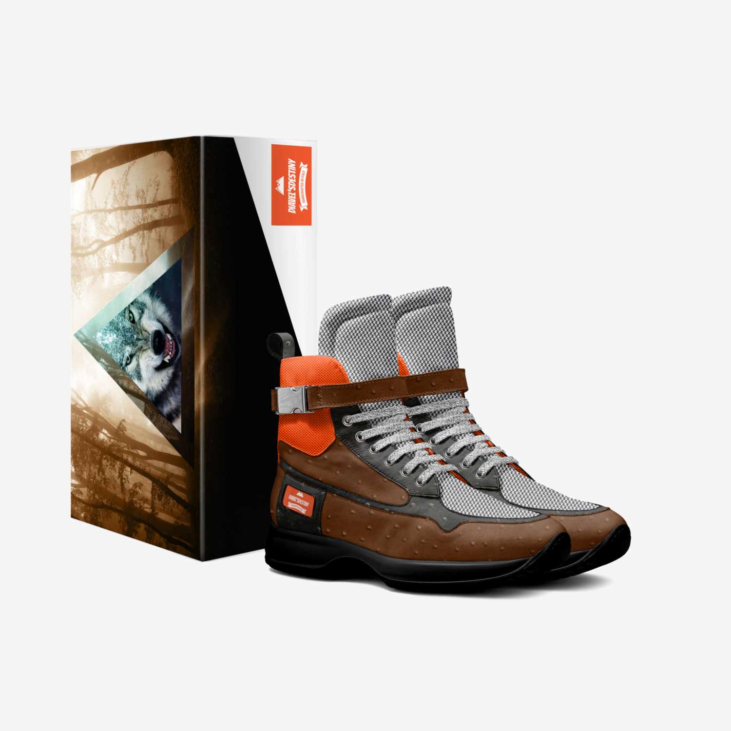 Diavel'sDestiny  custom made in Italy shoes by Reveaum. Skinnerjr. | Box view