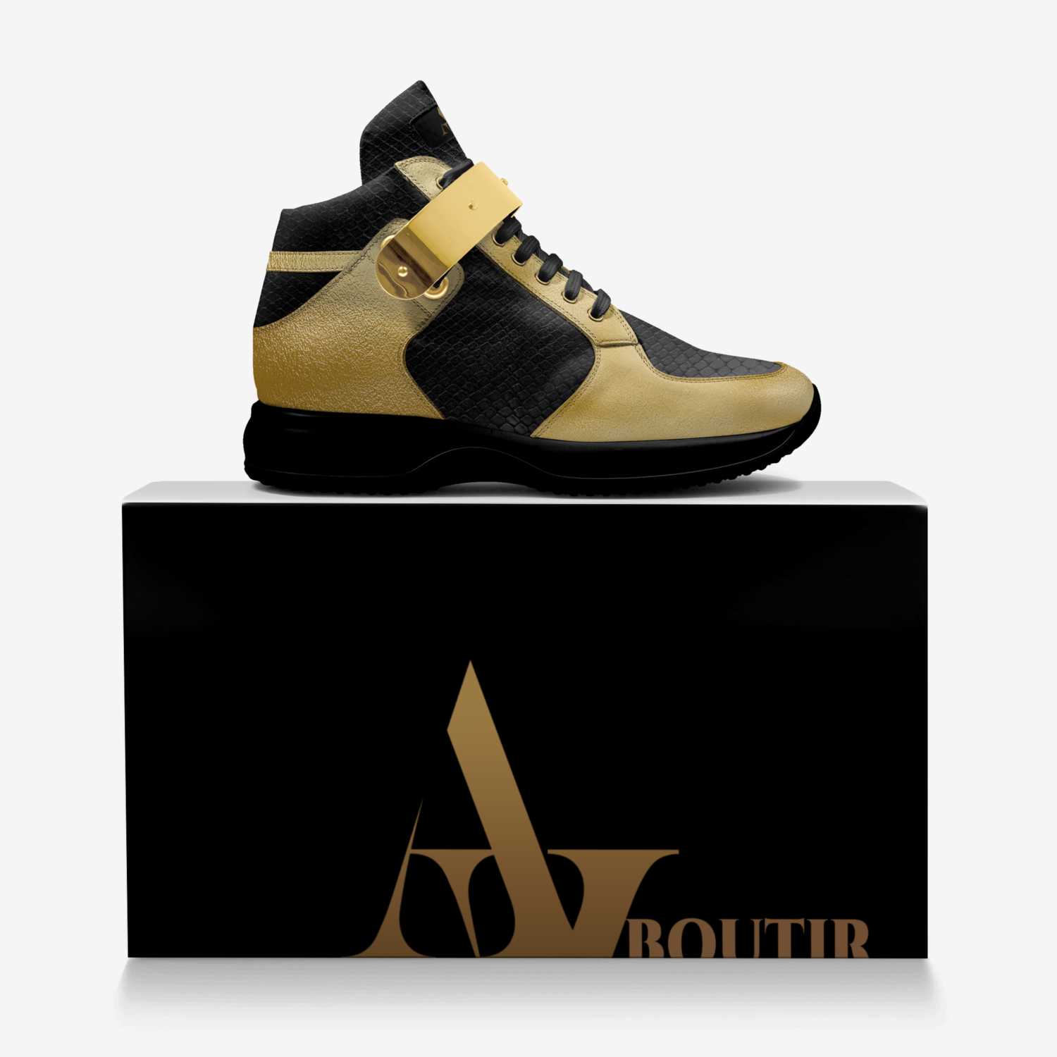 Aboutir Apparel custom made in Italy shoes by Aboutir Apparel | Over box view