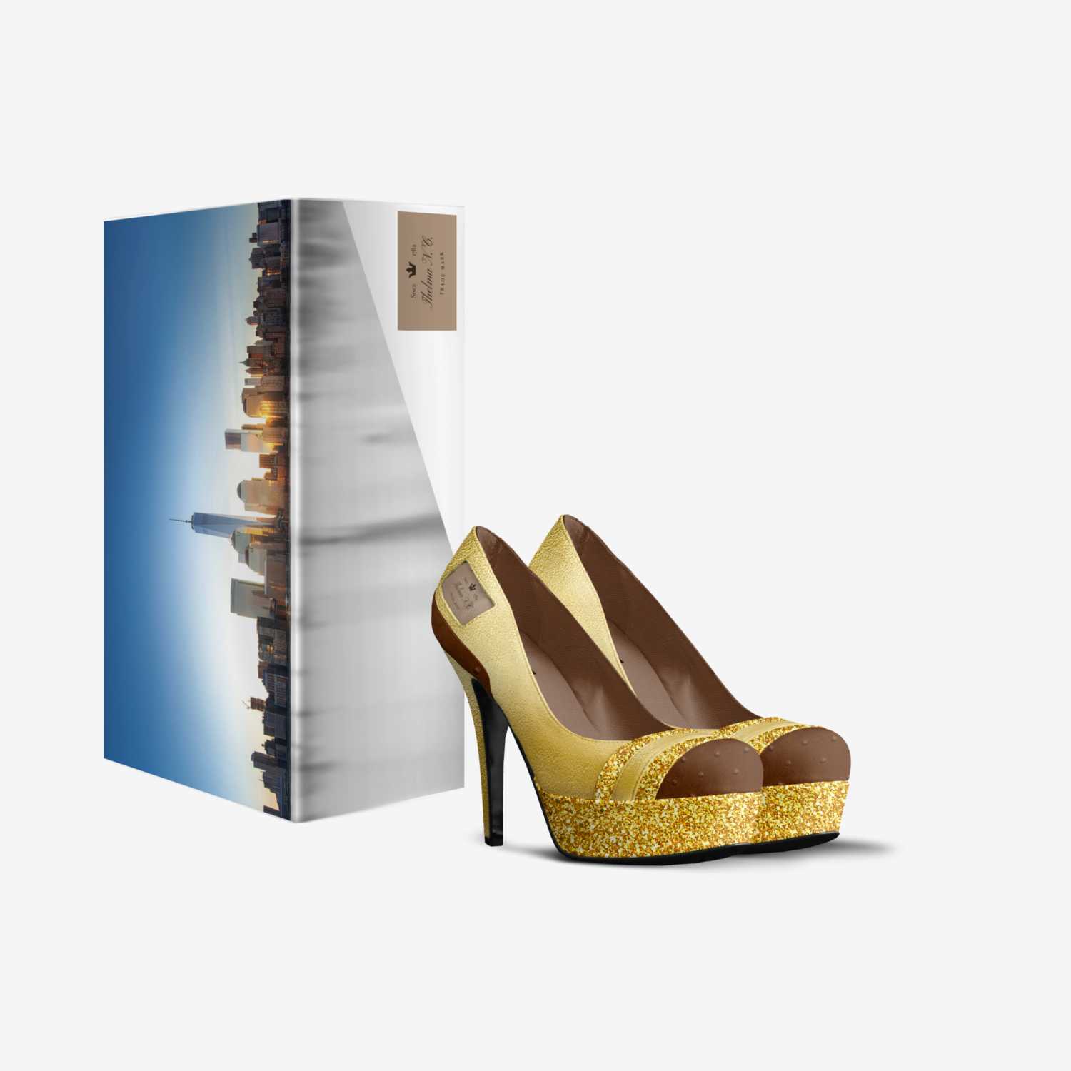 Thelma N. C. custom made in Italy shoes by Thelma Cunningham | Box view