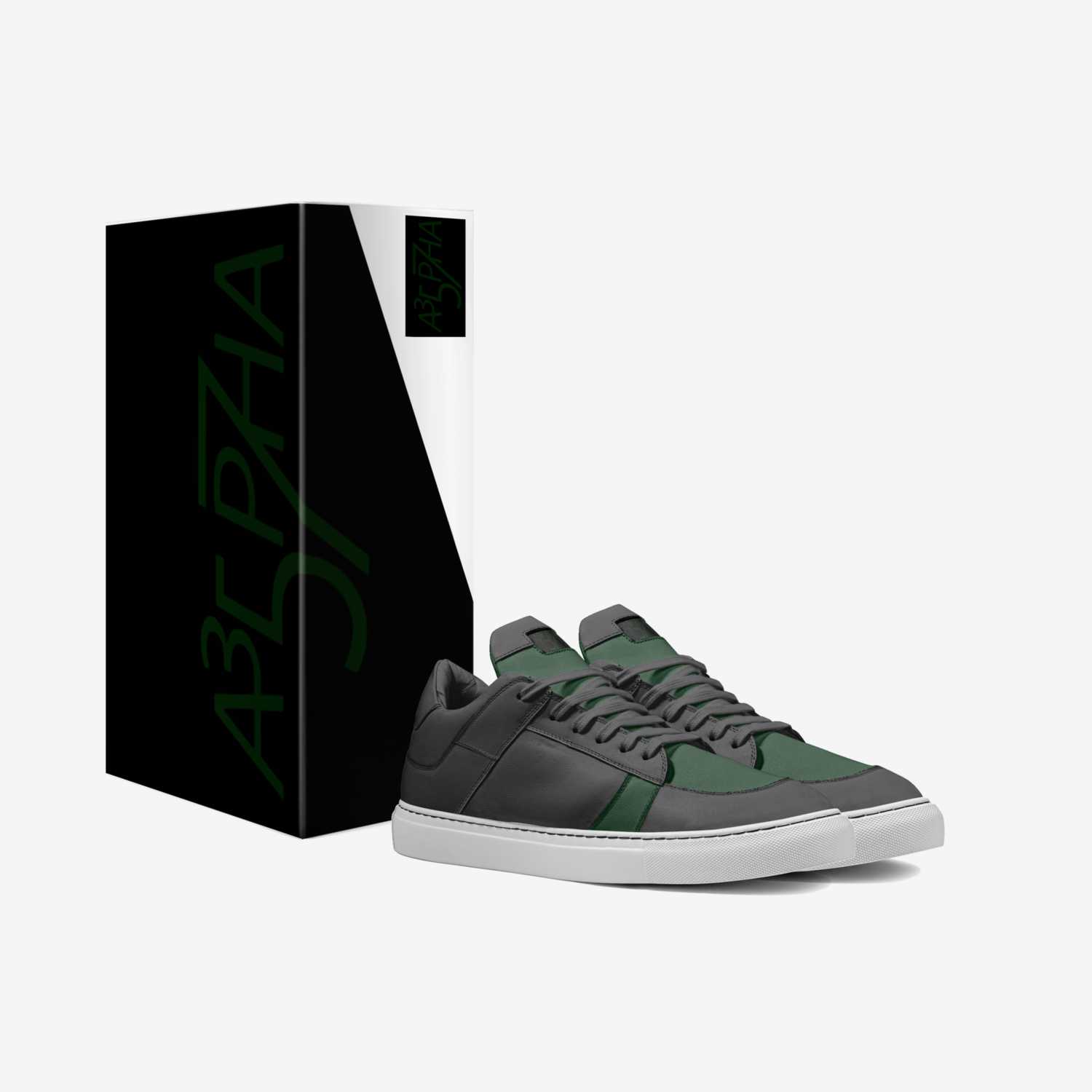 Alpha R3tro custom made in Italy shoes by Aldric Horton Jr | Box view