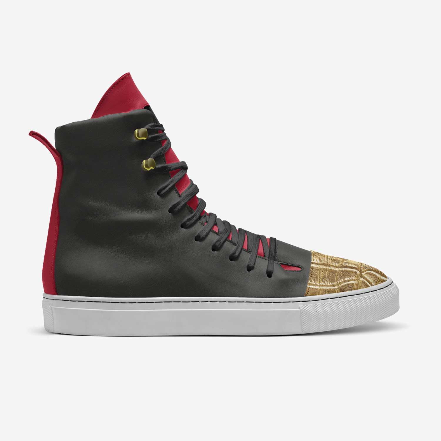 Liquid Blox custom made in Italy shoes by Punk Happy™️ | Side view