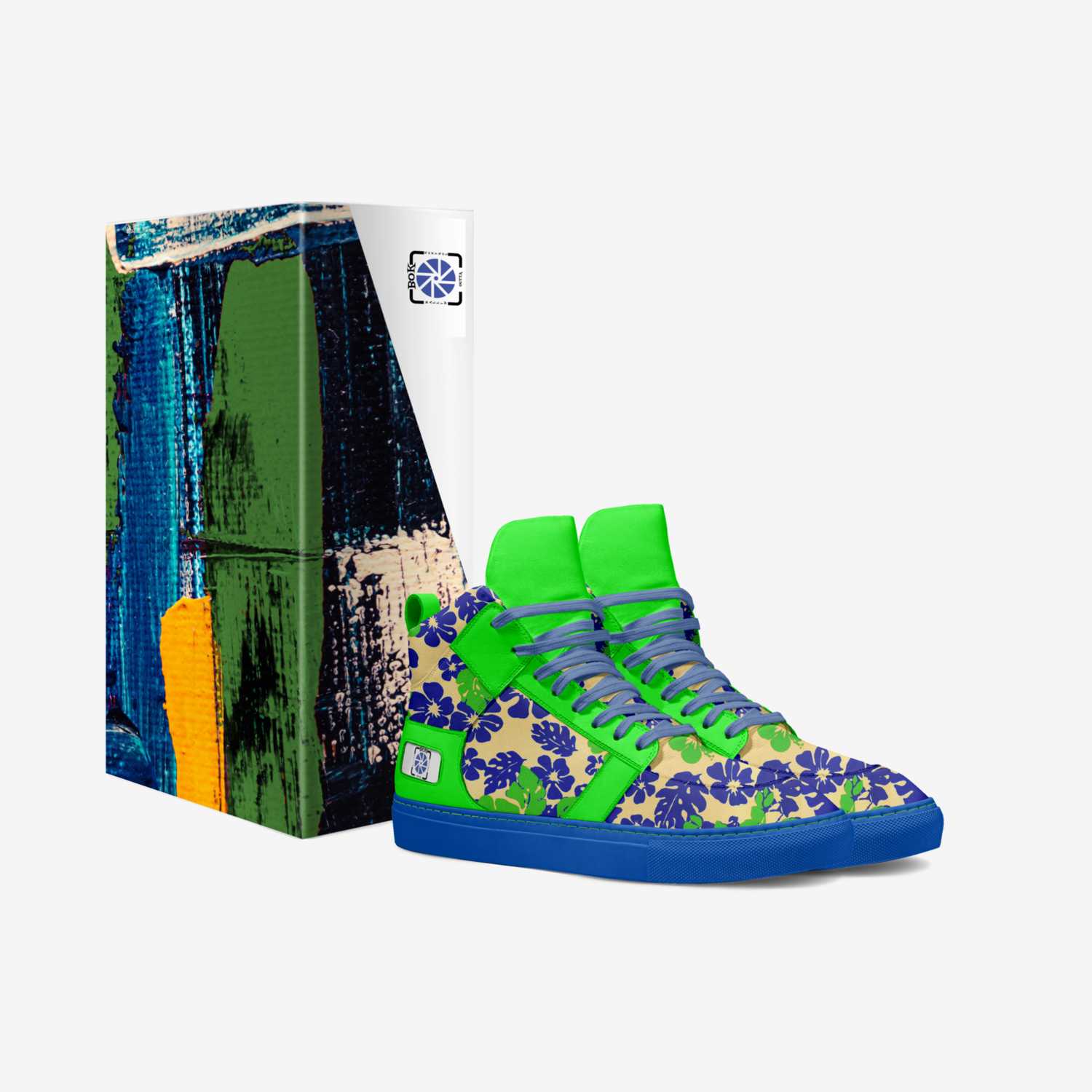 BOK Street custom made in Italy shoes by Garett Harris | Box view