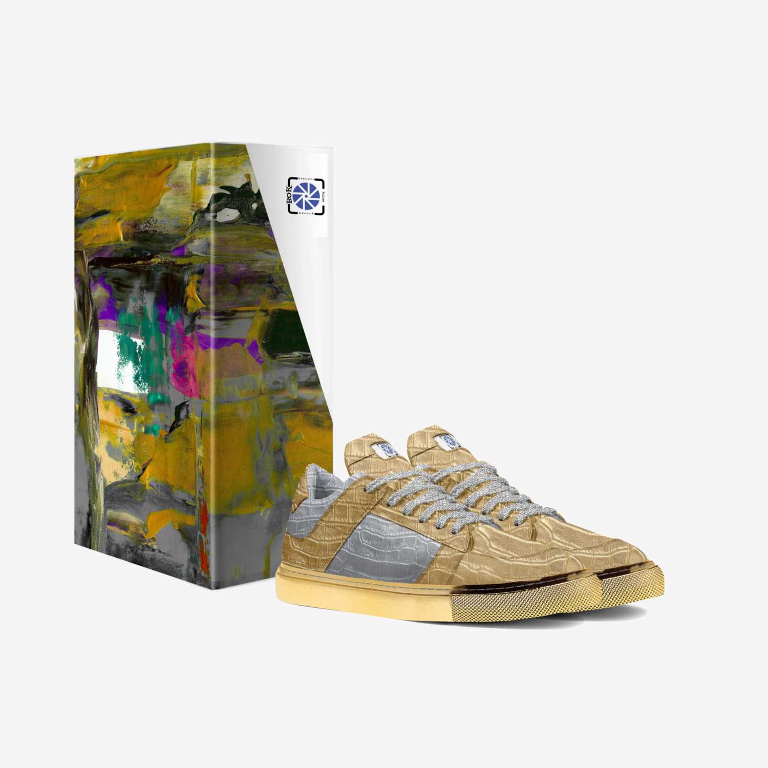 BOK Precious Metal custom made in Italy shoes by Garett Harris | Box view