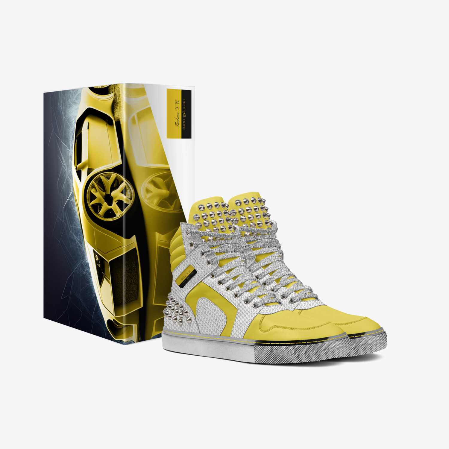 Thelma N. C. custom made in Italy shoes by Thelma Cunningham | Box view