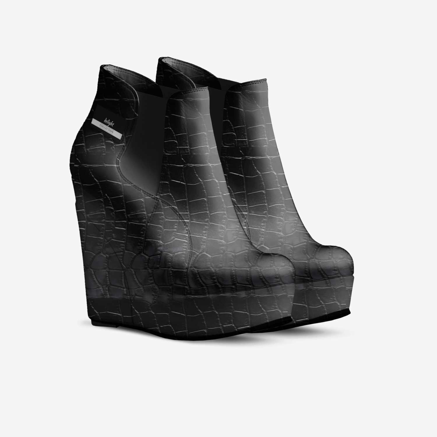 delight custom made in Italy shoes by Paula Dow | Double view
