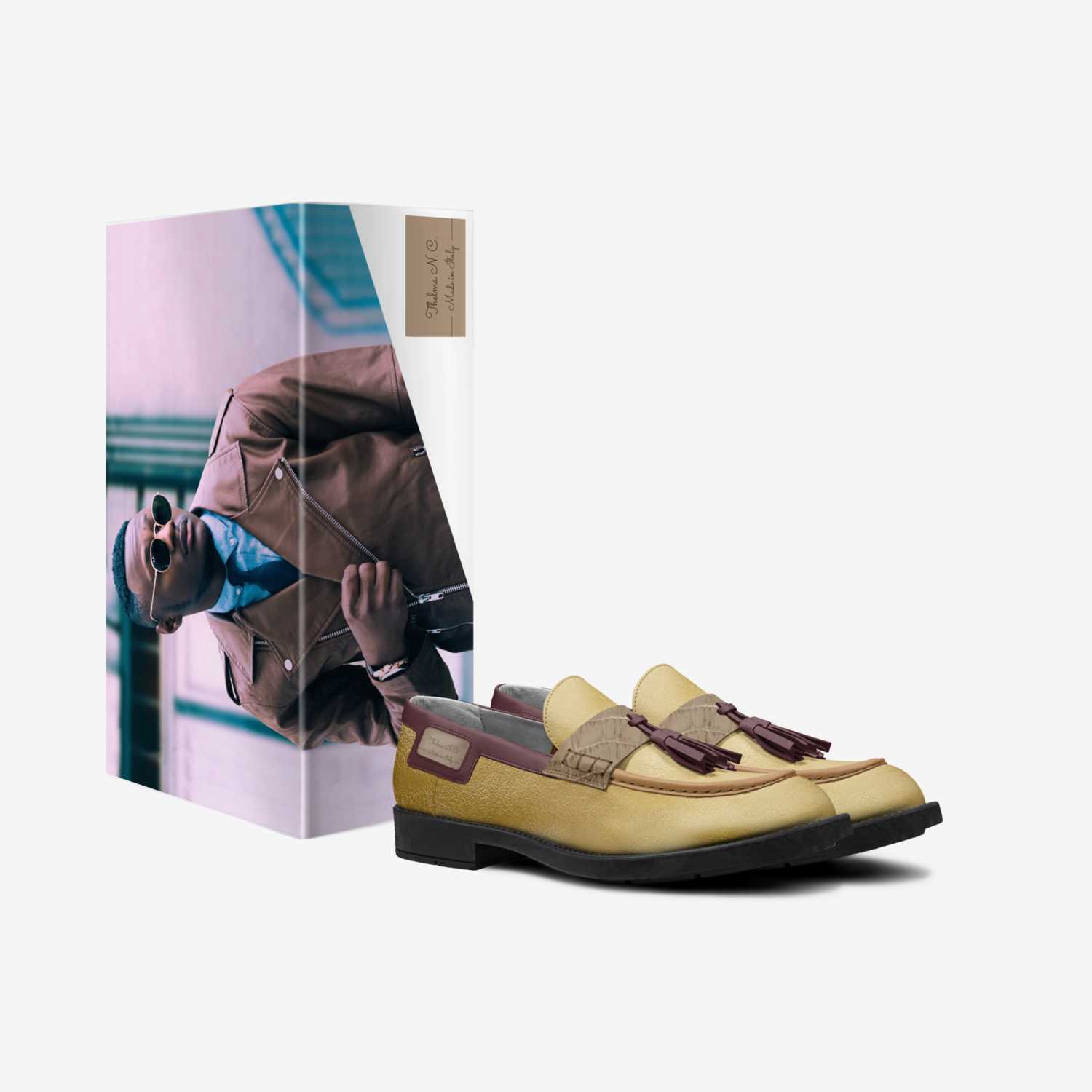 Thelma N. C. custom made in Italy shoes by Thelma Cunningham | Box view