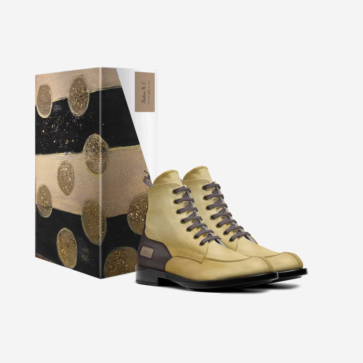 Thelma N. C. custom made in Italy shoes by Thelma Cunningham | Box view