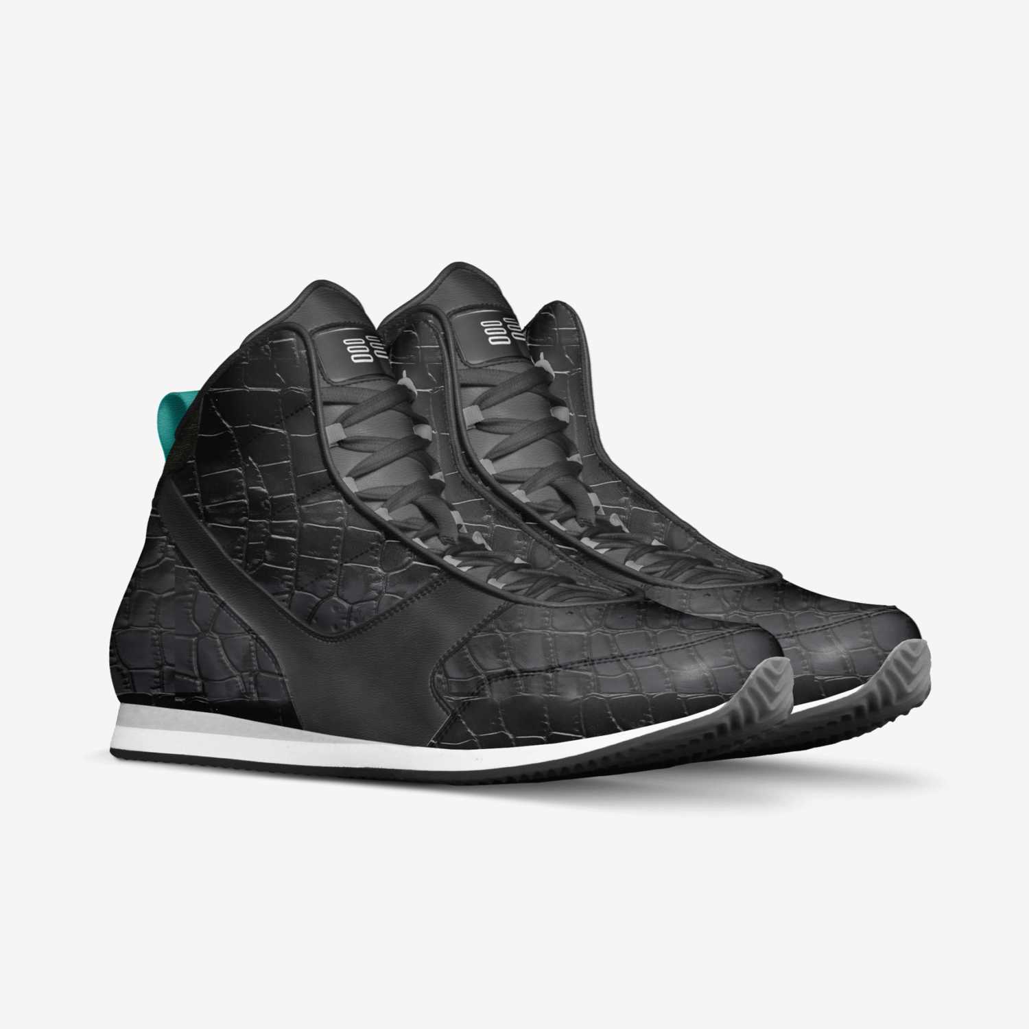 Liquid Blox custom made in Italy shoes by Punk Happy™️ | Double view