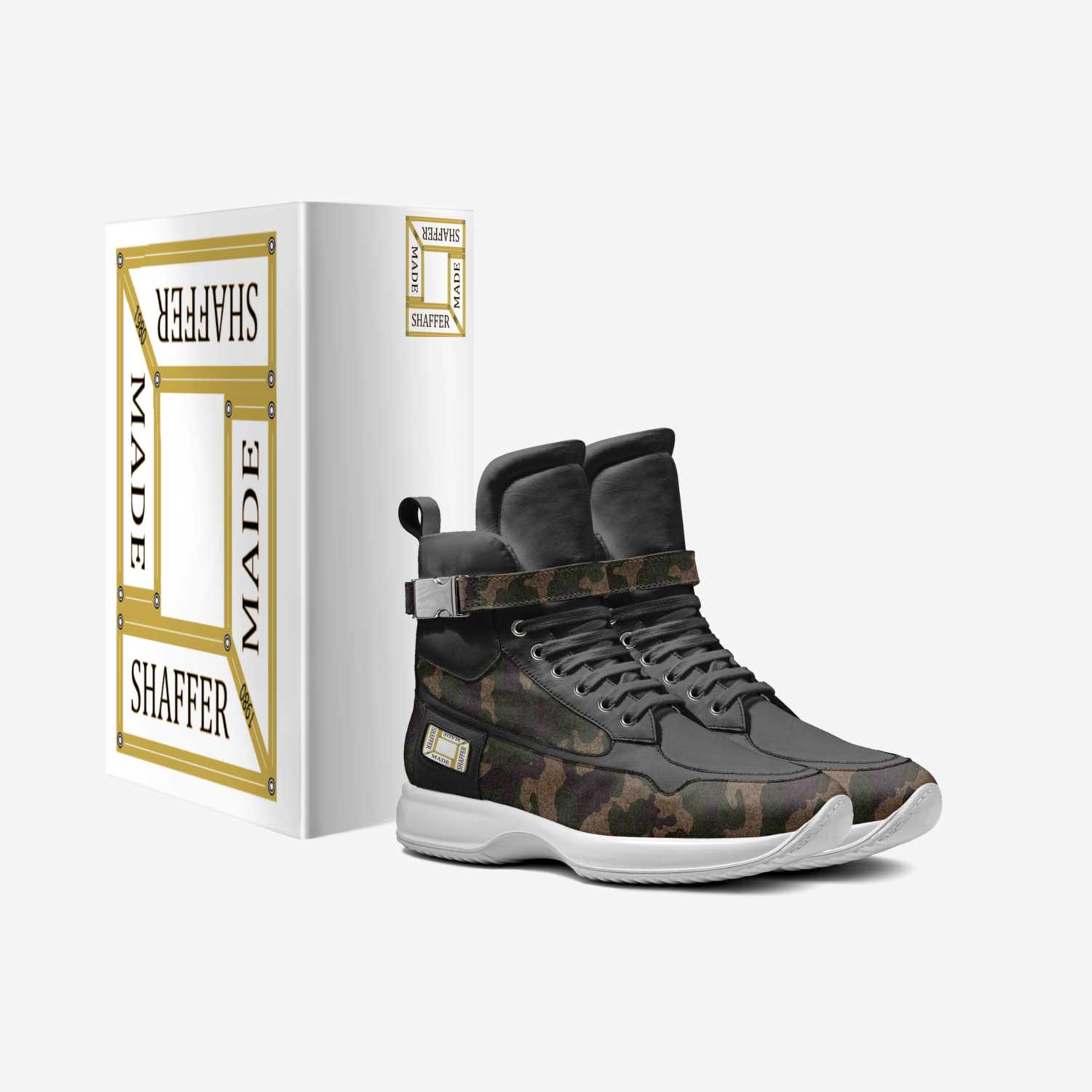 SHAFFERMADE 17 custom made in Italy shoes by Mack Shaffer | Box view
