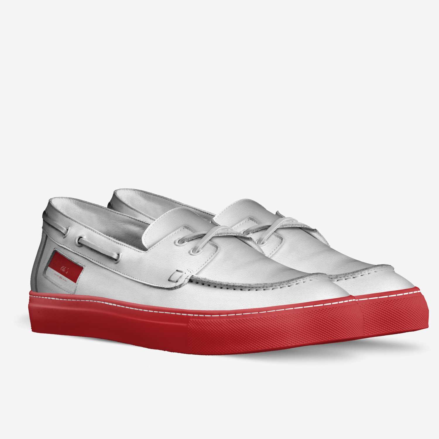 Olo's custom made in Italy shoes by Carnell Olofin | Double view