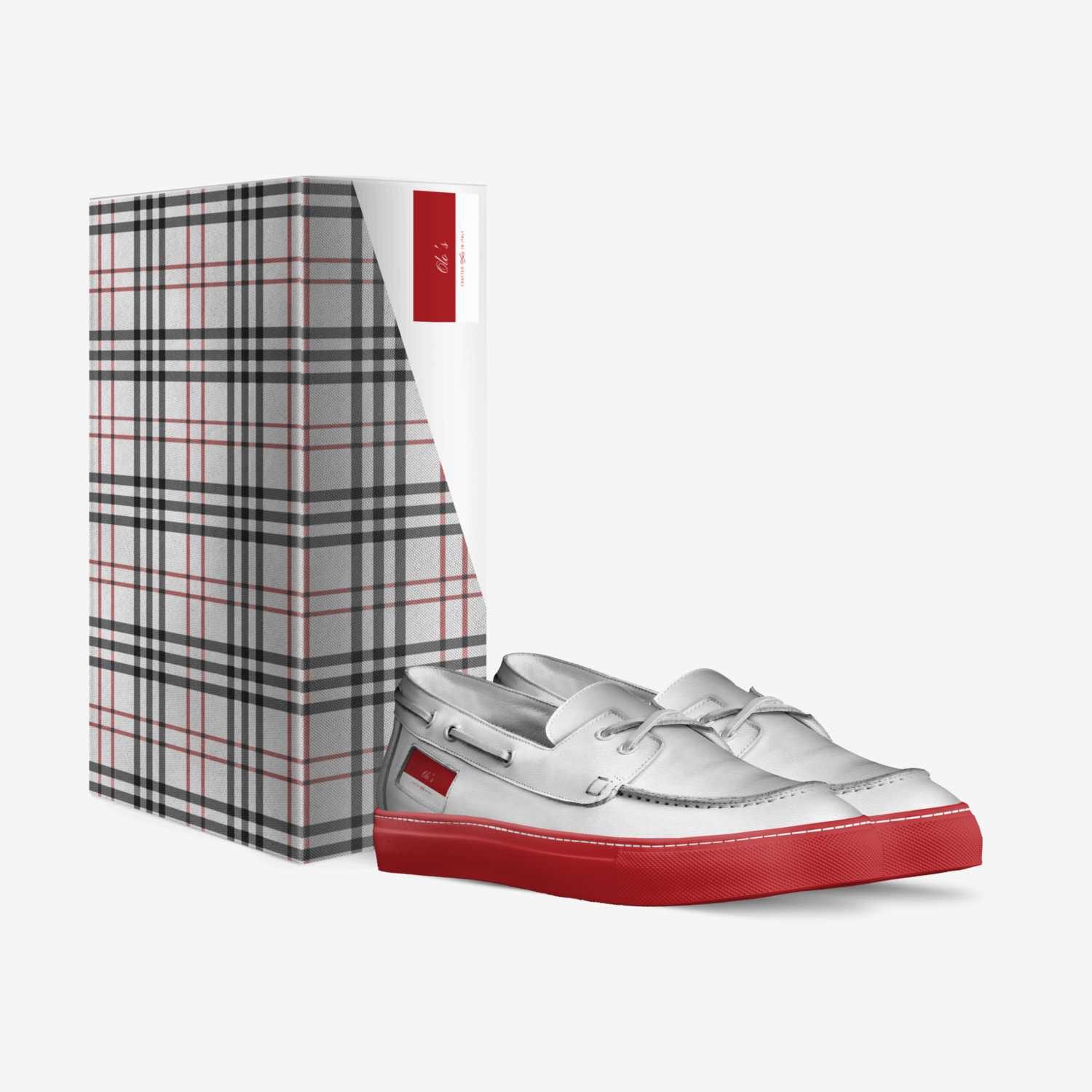 Olo's custom made in Italy shoes by Carnell Olofin | Box view
