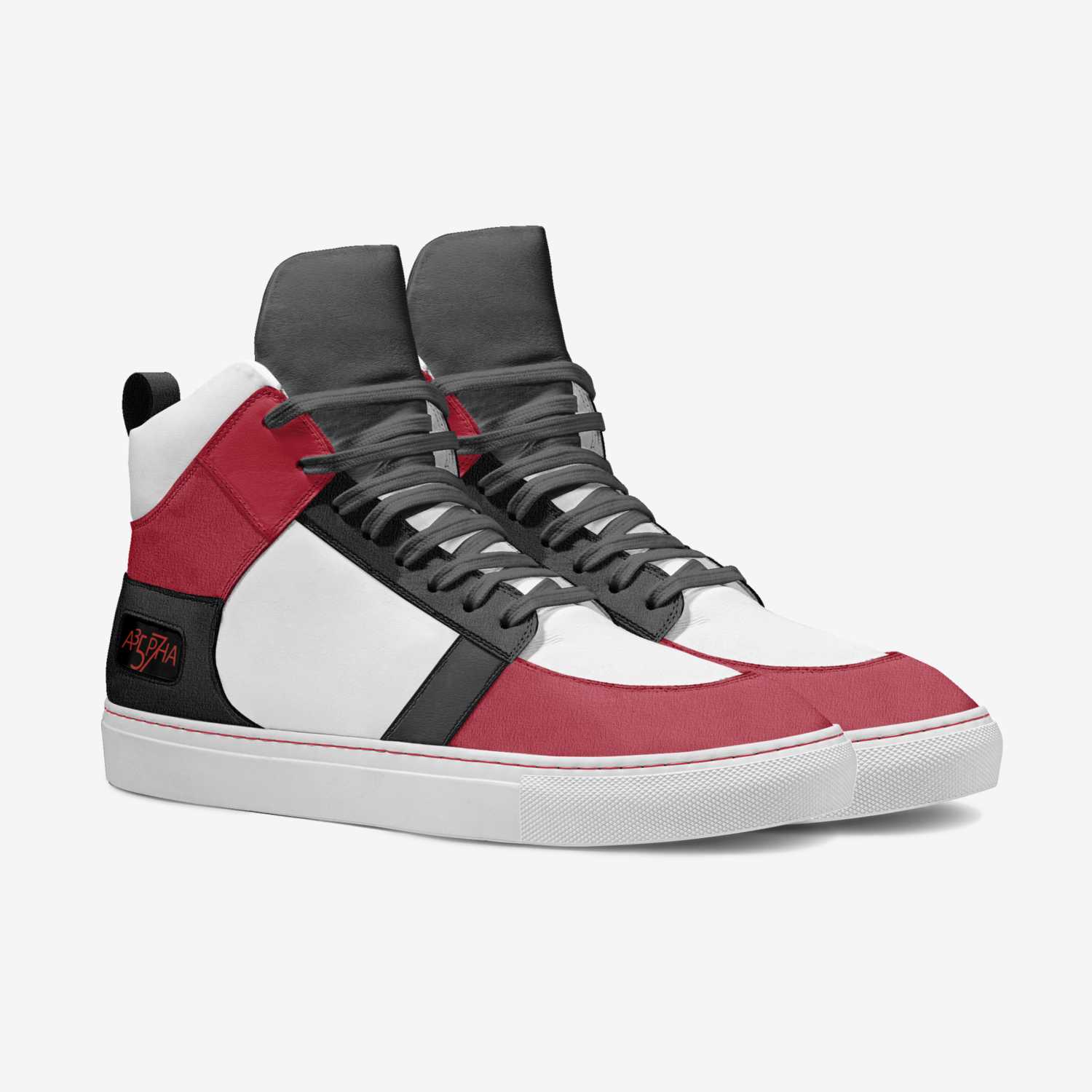 Alpha R3tro High custom made in Italy shoes by Aldric Horton Jr | Double view