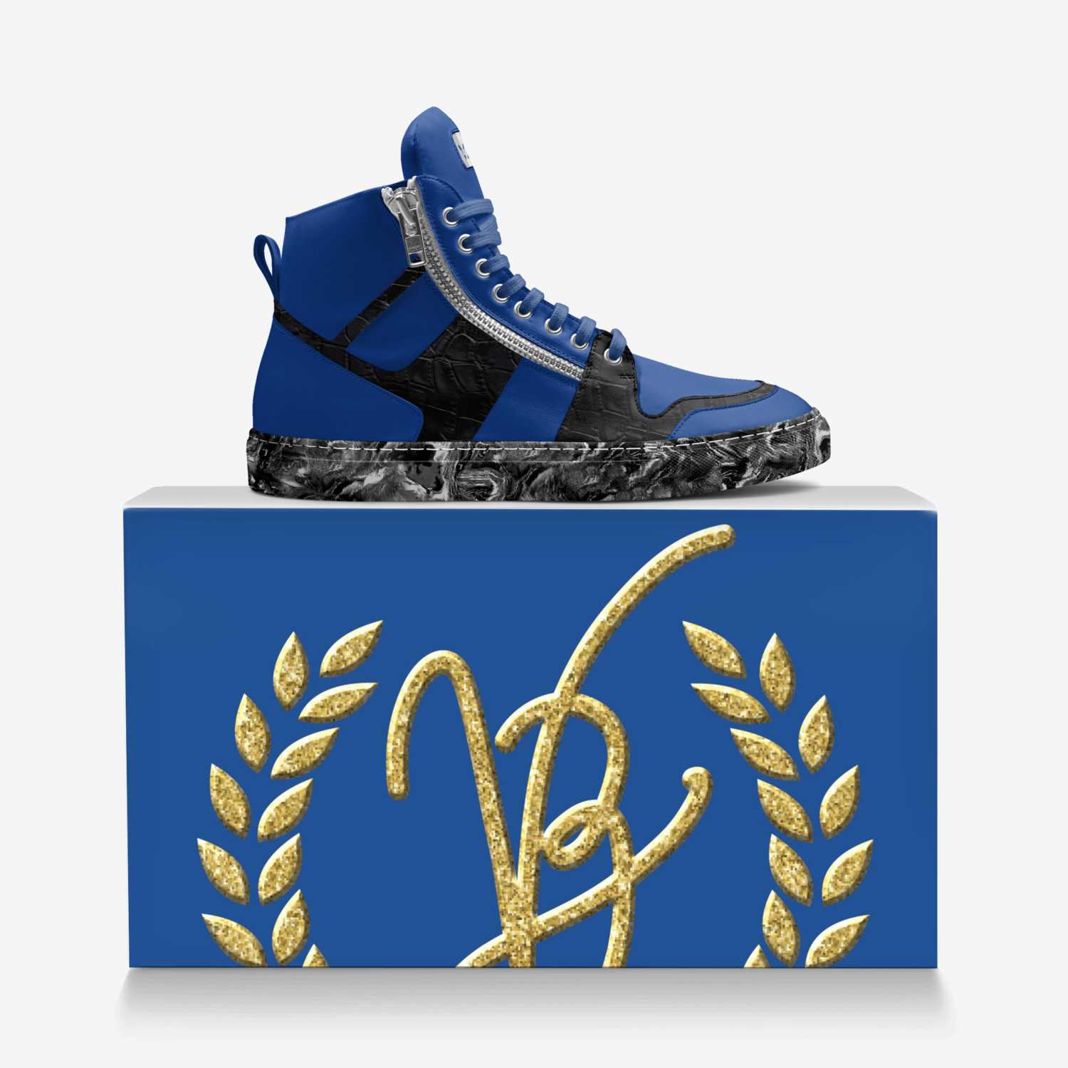 Vanzwá custom made in Italy shoes by Michael vanzandt | Over box view