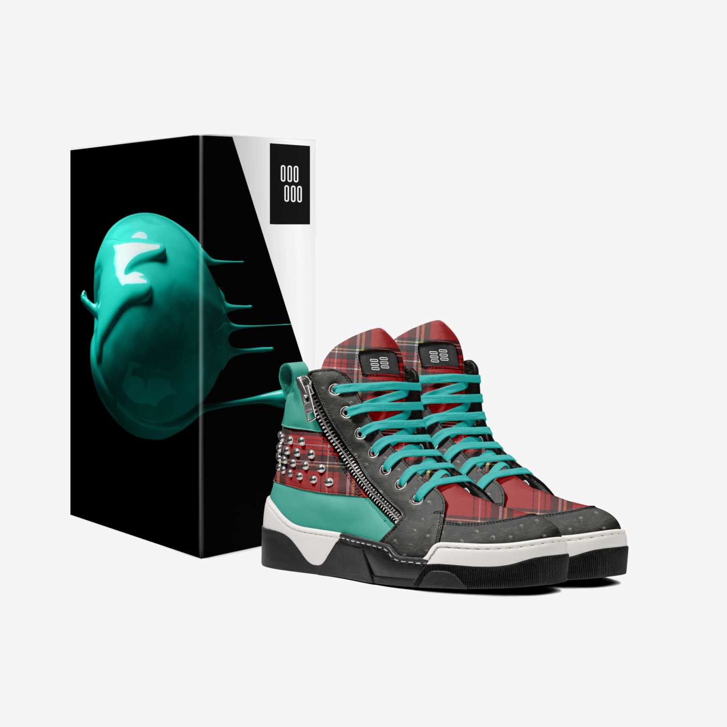 Liquid Blox custom made in Italy shoes by Punk Happy™️ | Box view