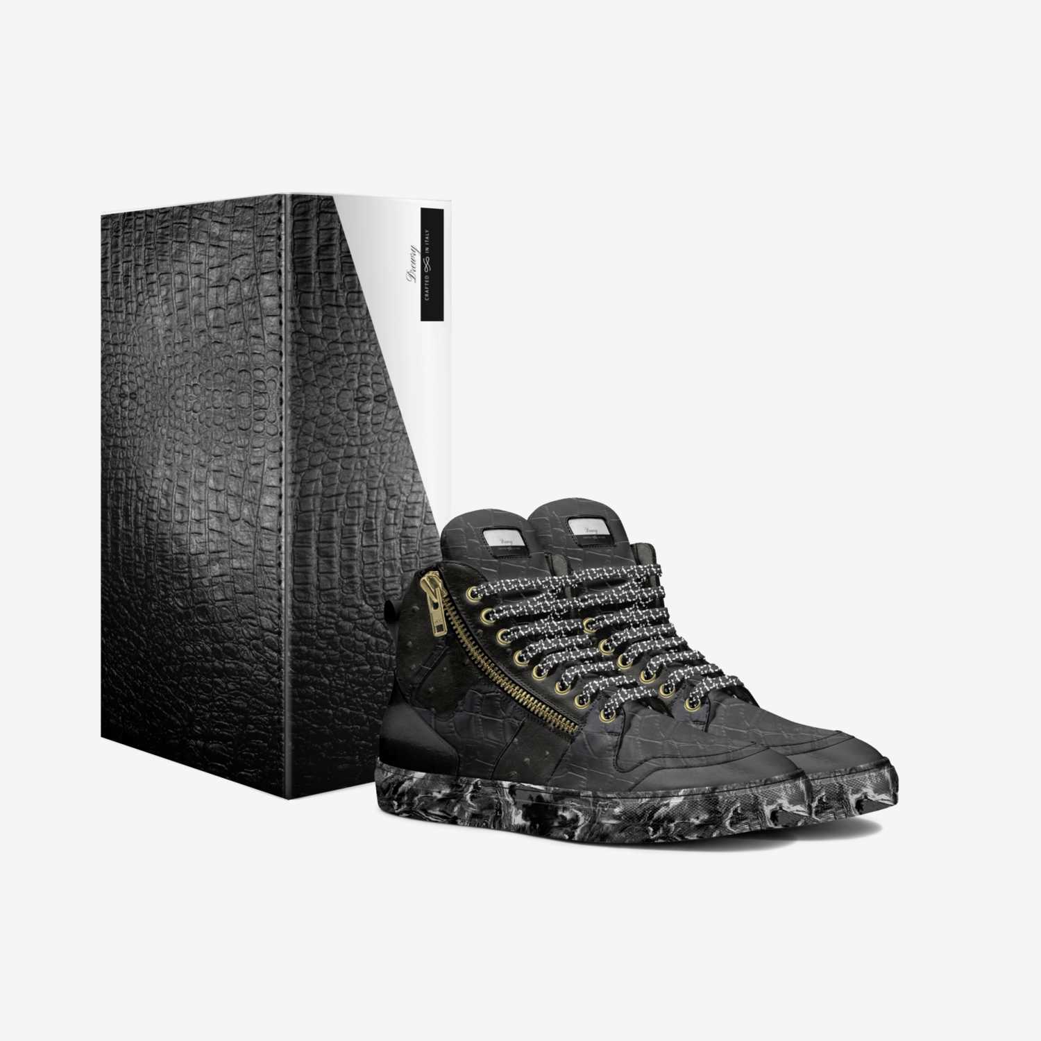 Drewry custom made in Italy shoes by Omar Drewry | Box view