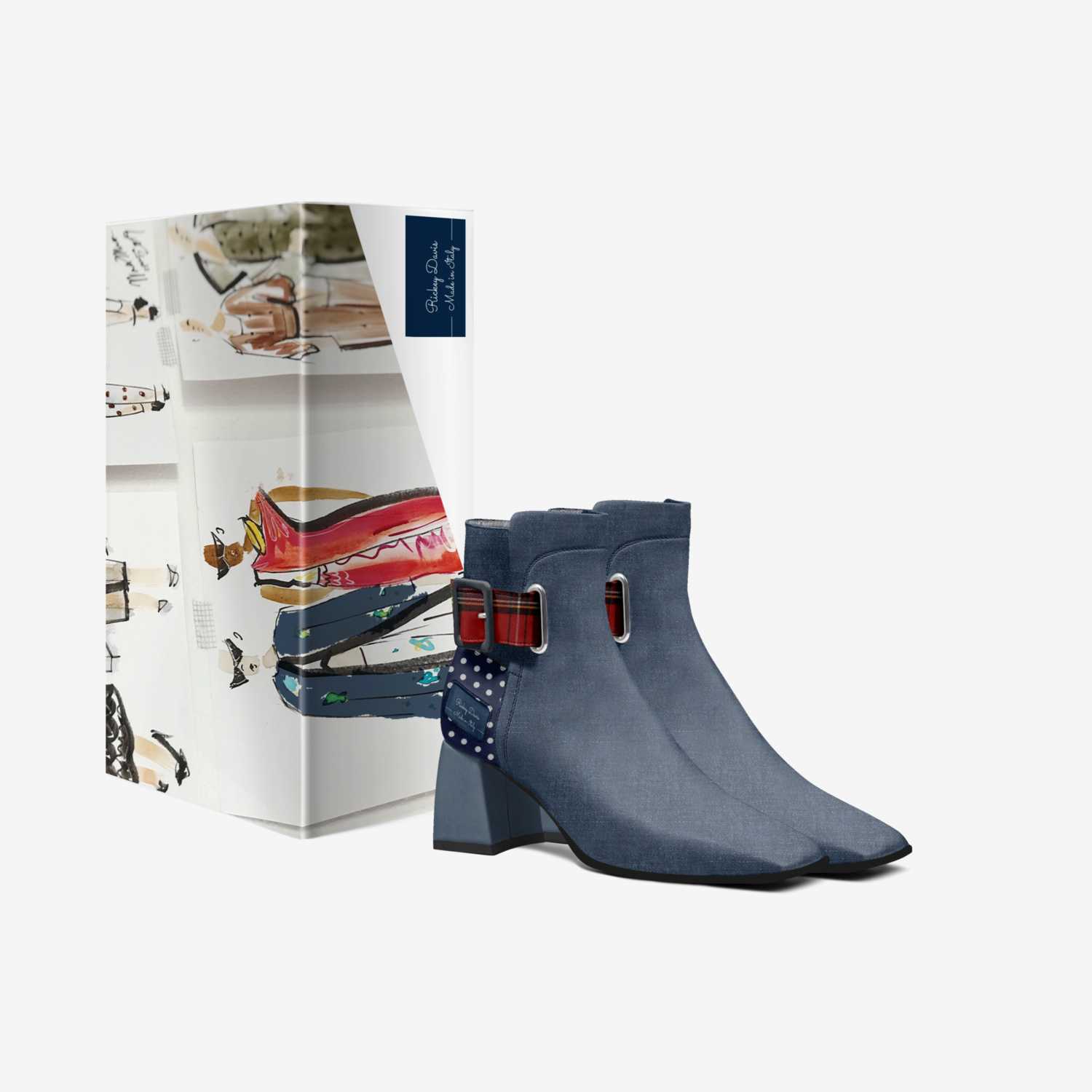 Rickey Davis custom made in Italy shoes by Rickey Davis | Box view
