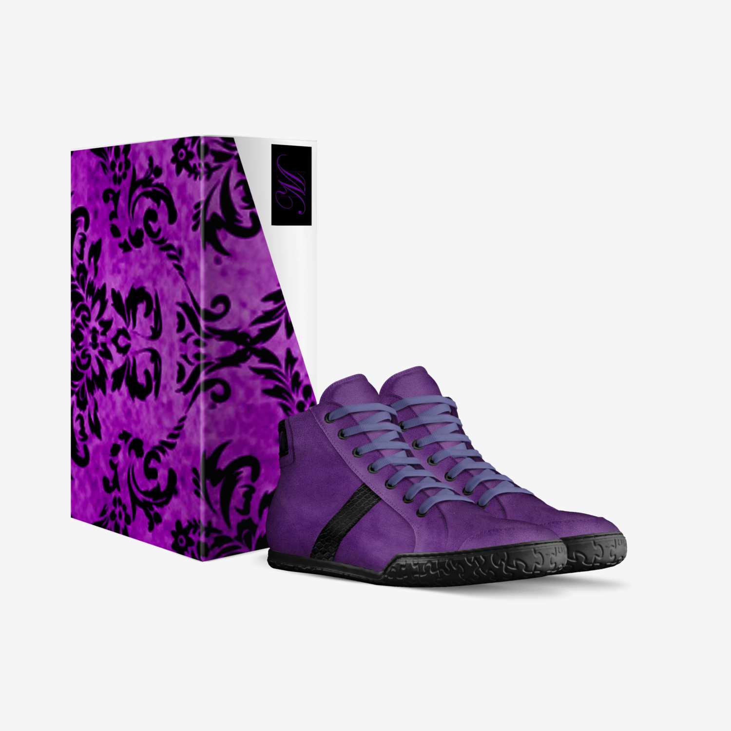 PurpPassion custom made in Italy shoes by Marcus Nobilisé | Box view