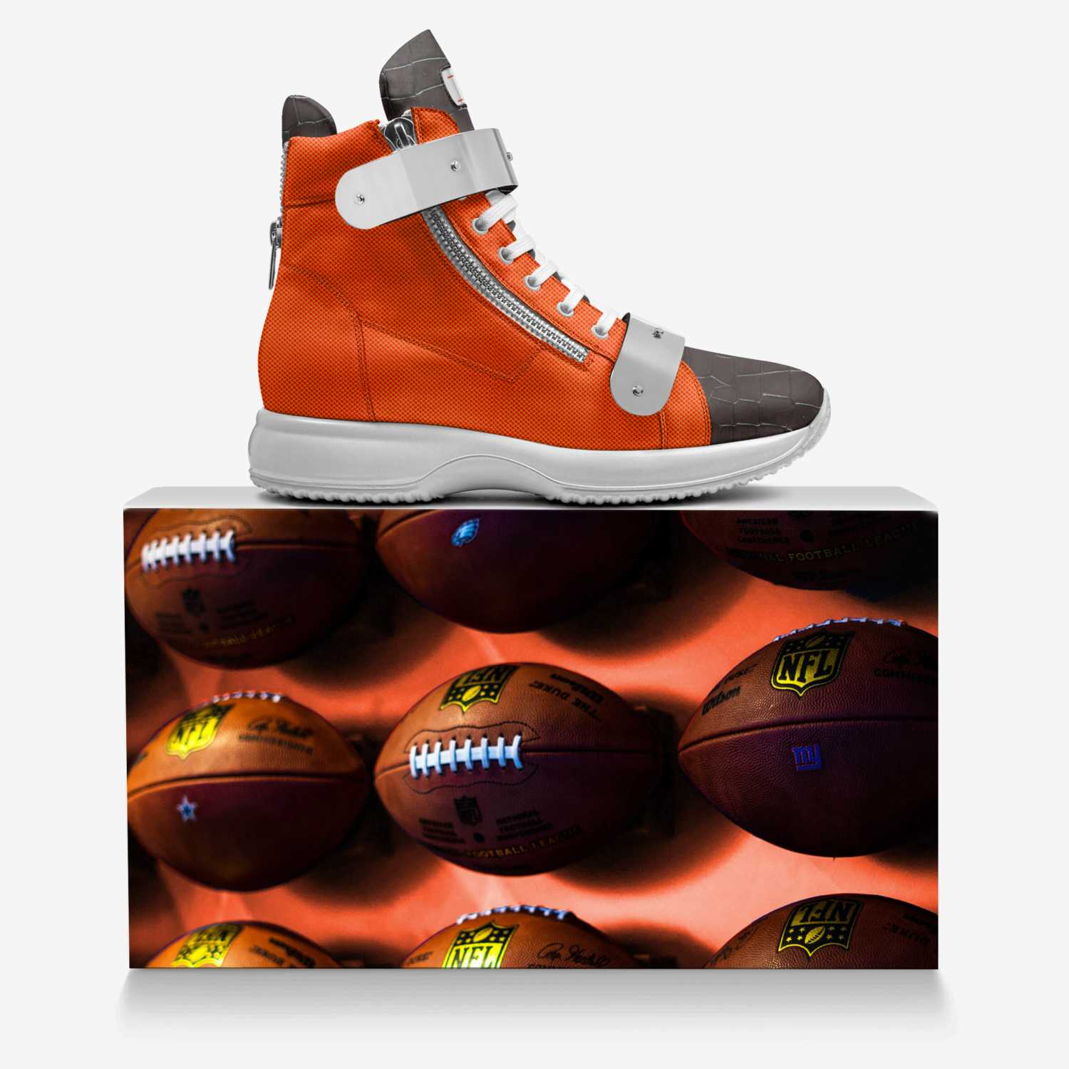 19 custom made in Italy shoes by Jay Rock | Over box view
