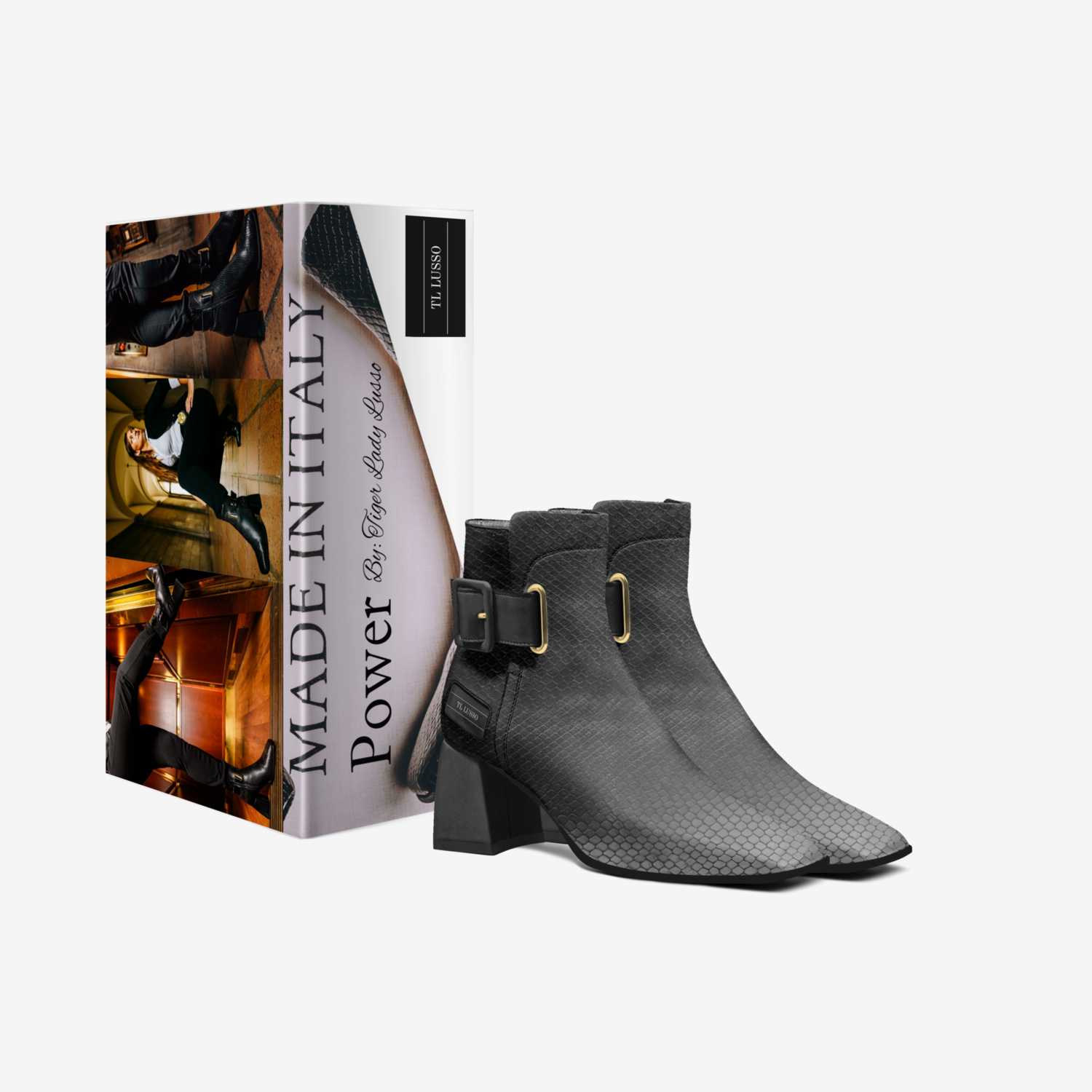 POWER by LUSSO custom made in Italy shoes by Kendrick Simmons | Box view