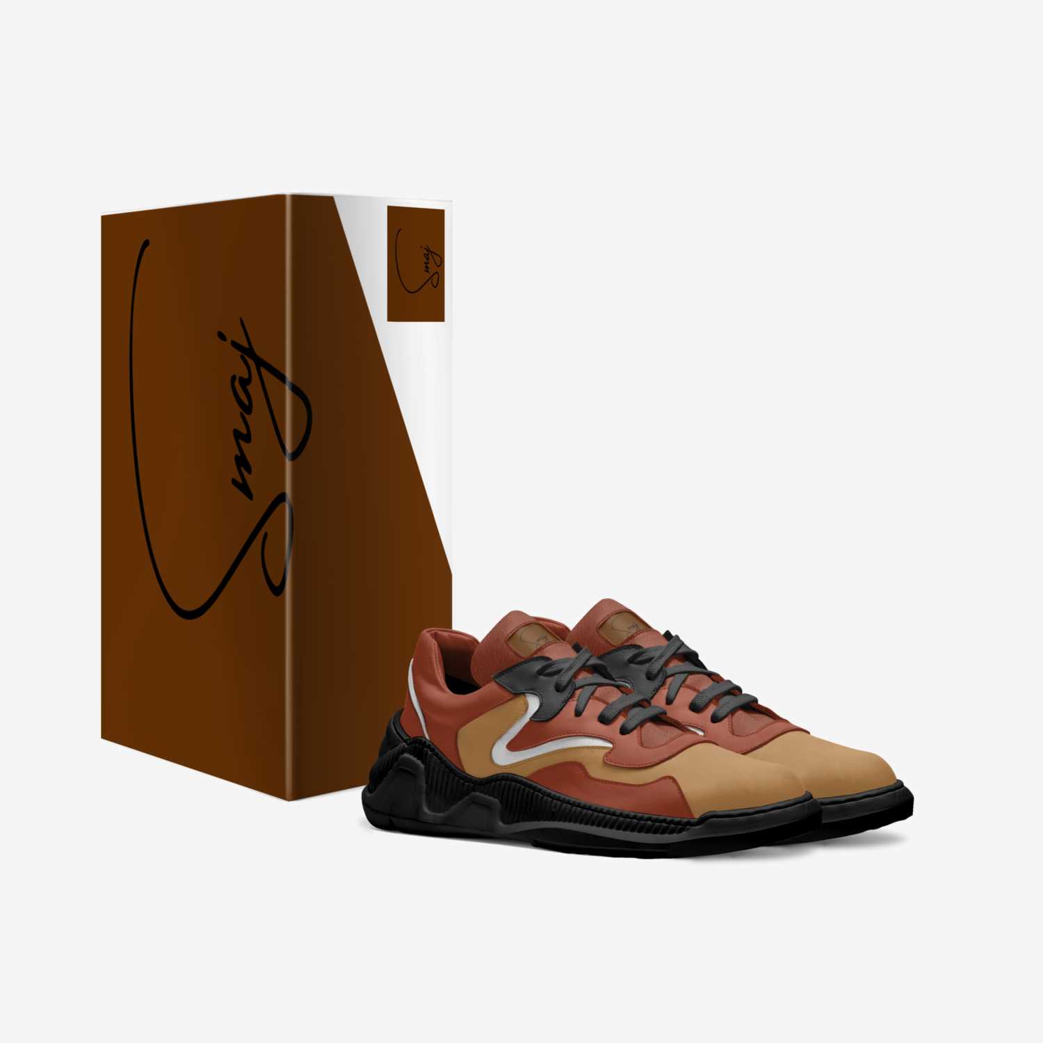 Smaj' custom made in Italy shoes by Akira Carson | Box view