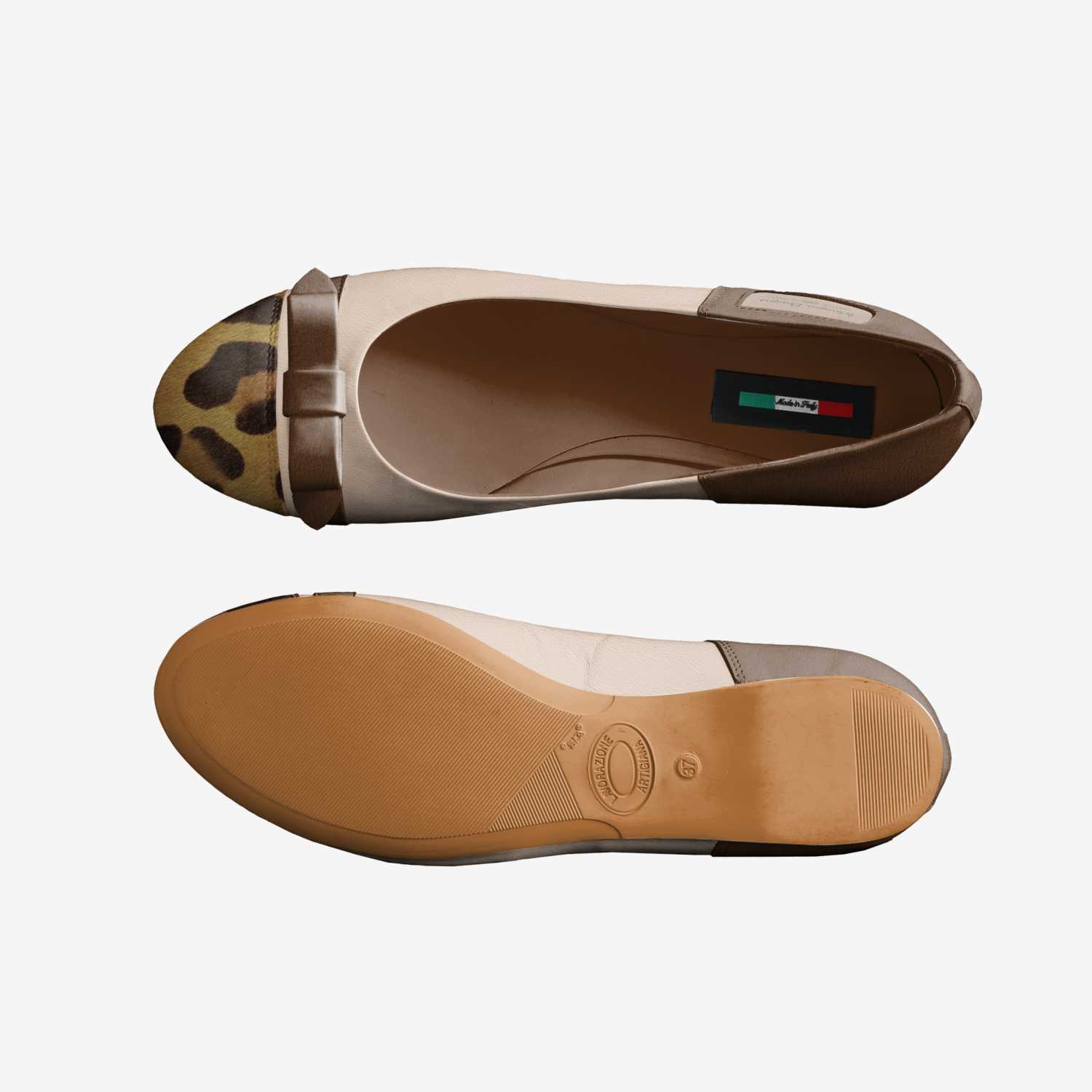 Abstrak Beauty custom made in Italy shoes by Ryan Winegan | Top view