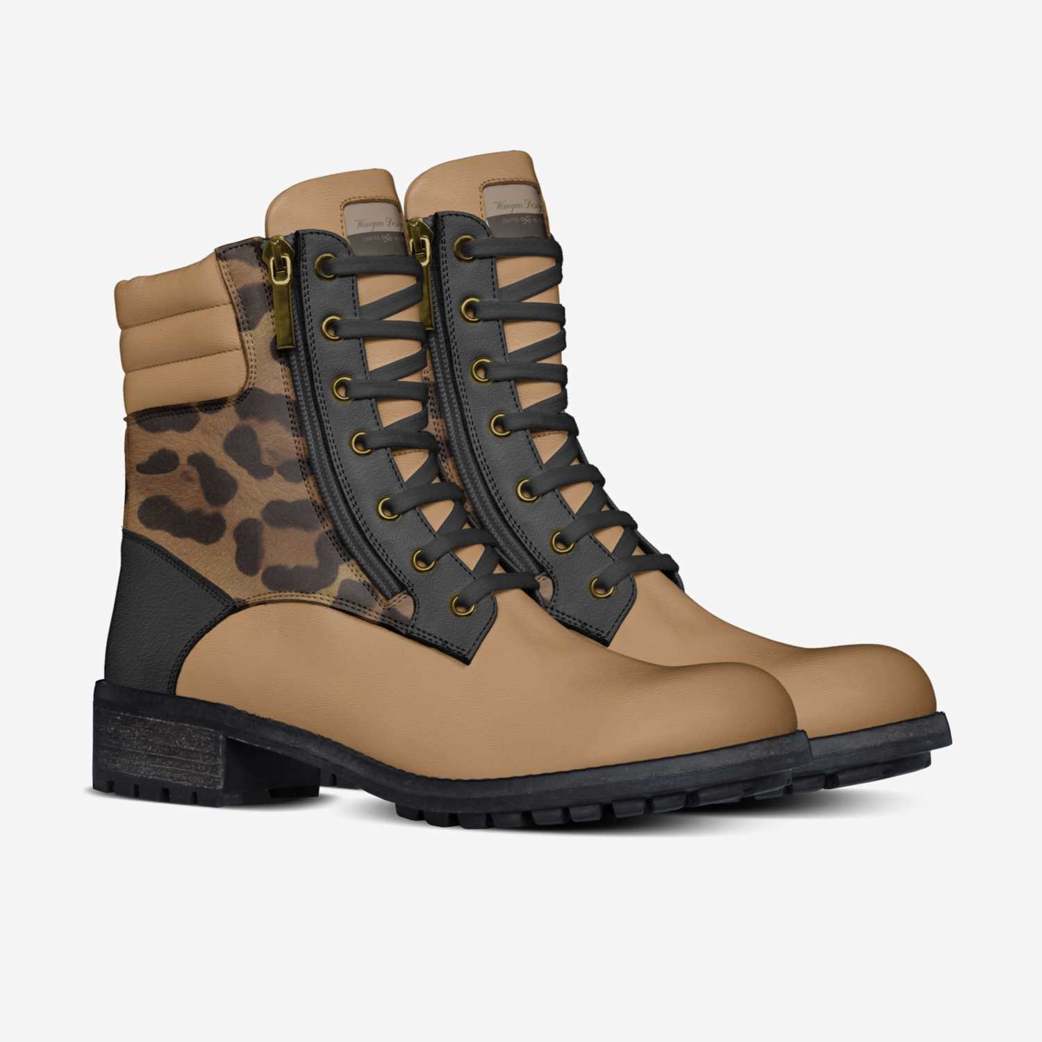 Abstrak Beauty 2 custom made in Italy shoes by Ryan Winegan | Double view