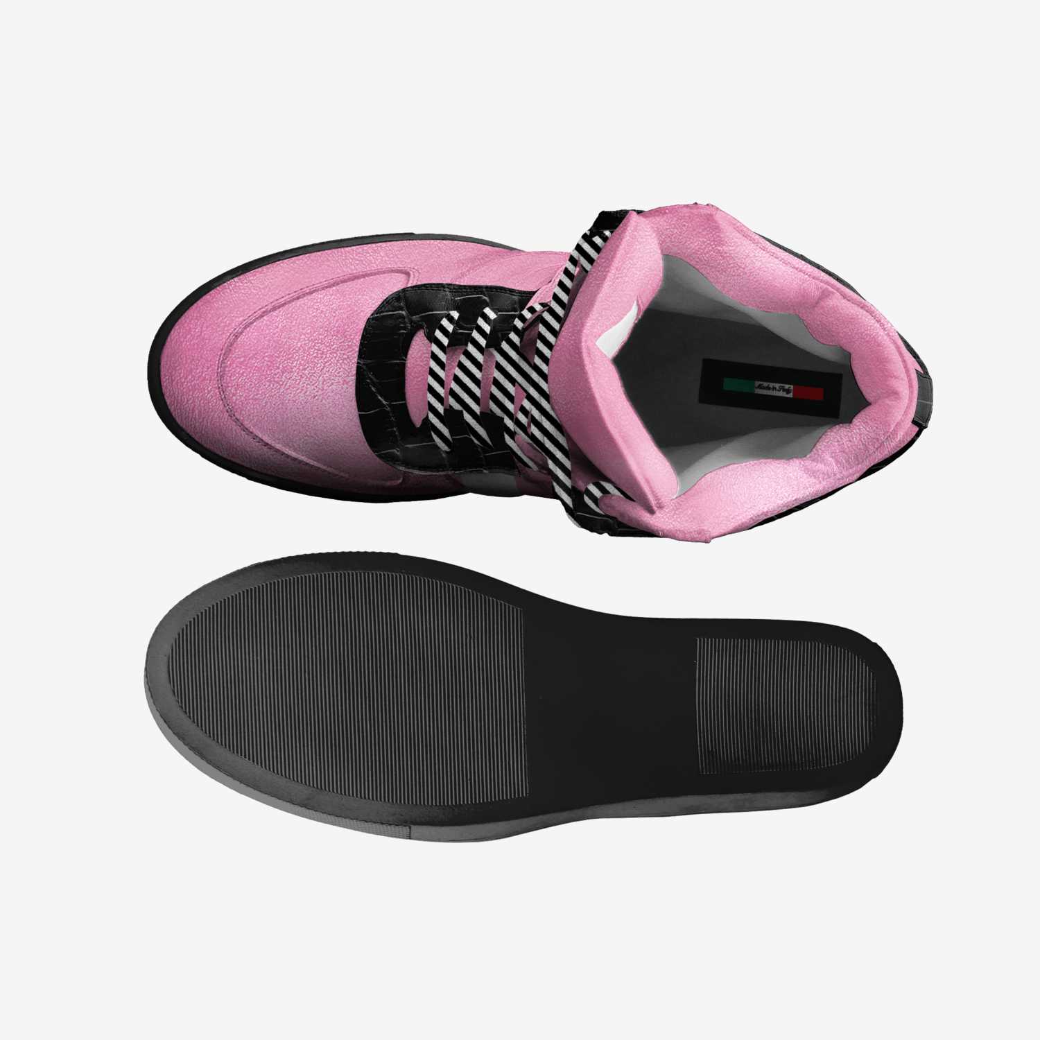 HOPE Wedge custom made in Italy shoes by SHE Warrior | Top view