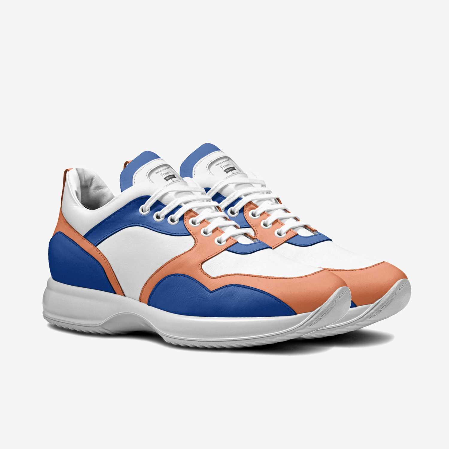 Fresco custom made in Italy shoes by Lamar Jones | Double view