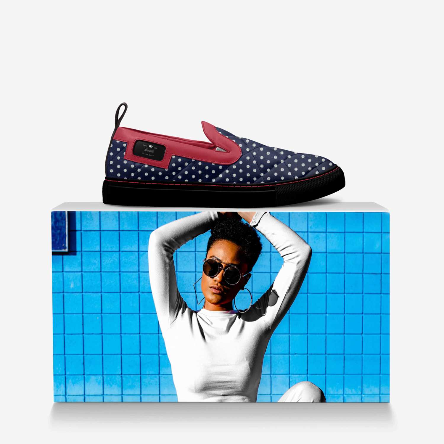 Gentile custom made in Italy shoes by Gentile Everett | Over box view