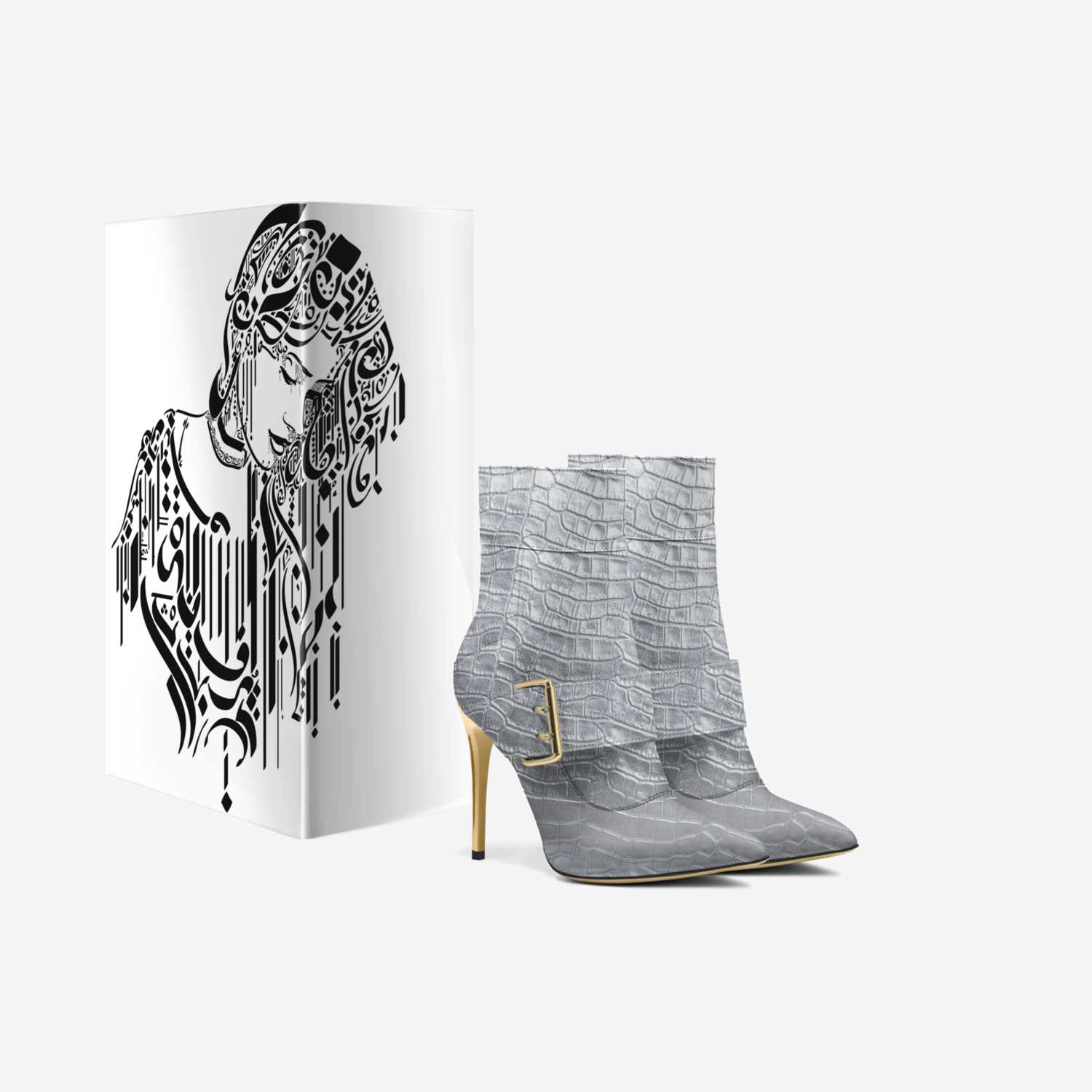 γυναίκα custom made in Italy shoes by Selena A Razo Bell | Box view