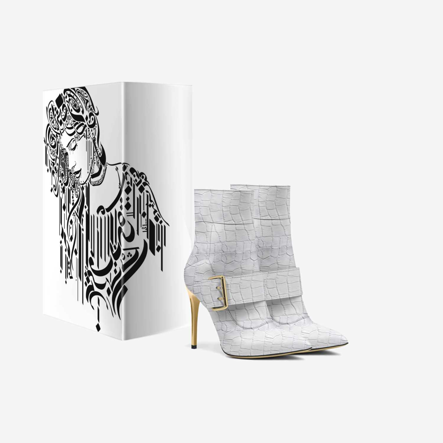 רַעיָה custom made in Italy shoes by Selena A Razo Bell | Box view