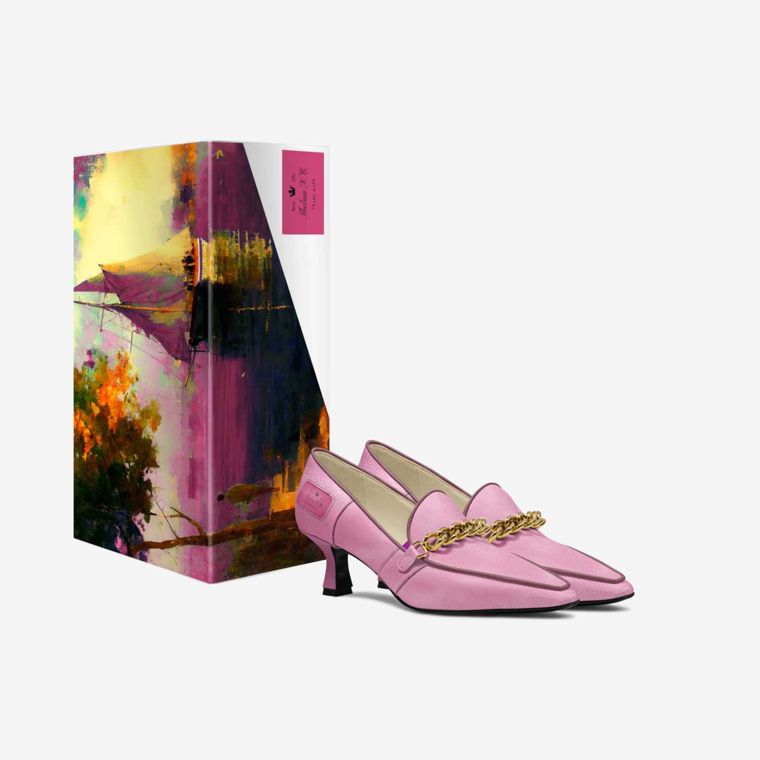 Thelma N. C. custom made in Italy shoes by Thelma Cunningham | Box view