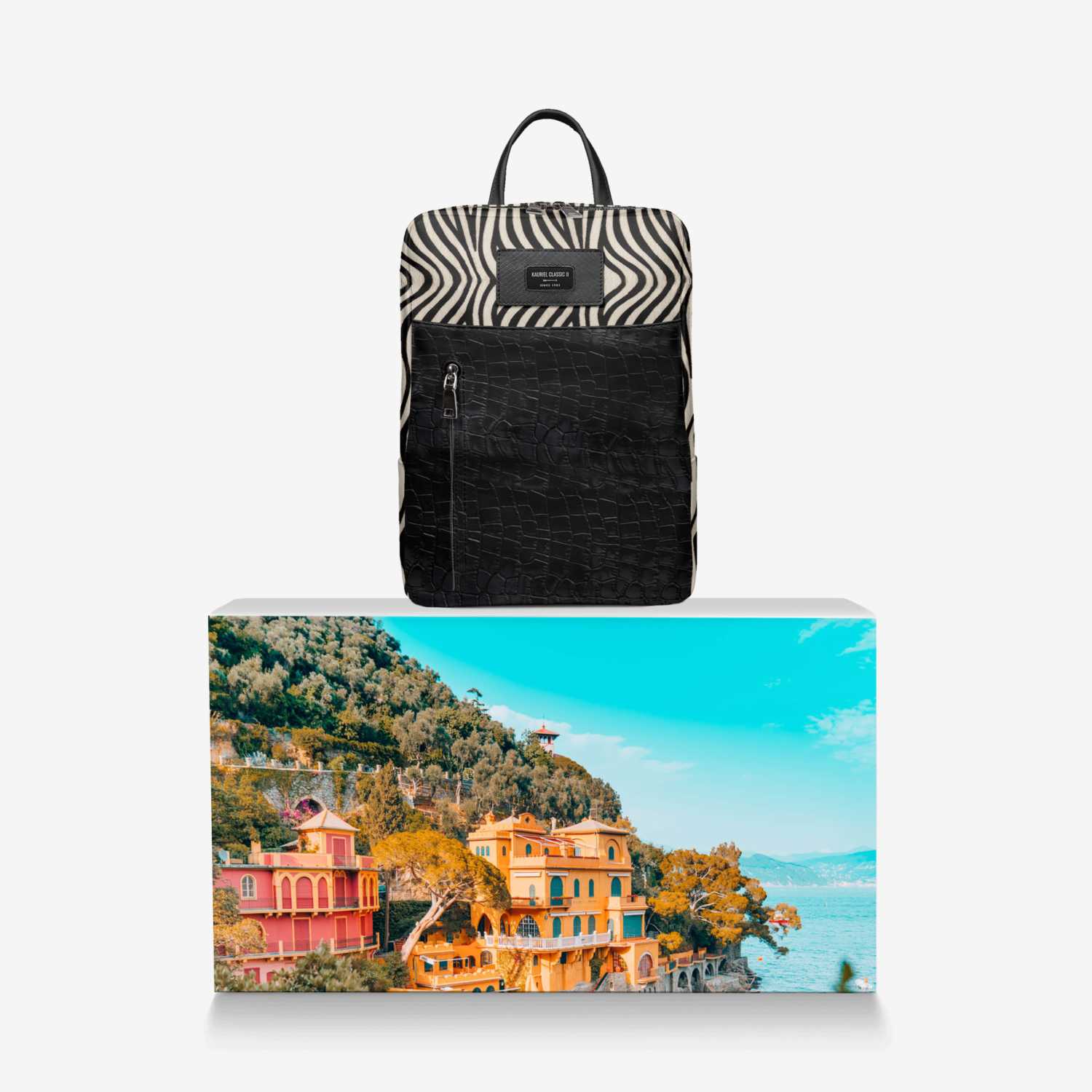 Kauriel Classic II custom made in Italy design by Rosanny Amaro | Over box view