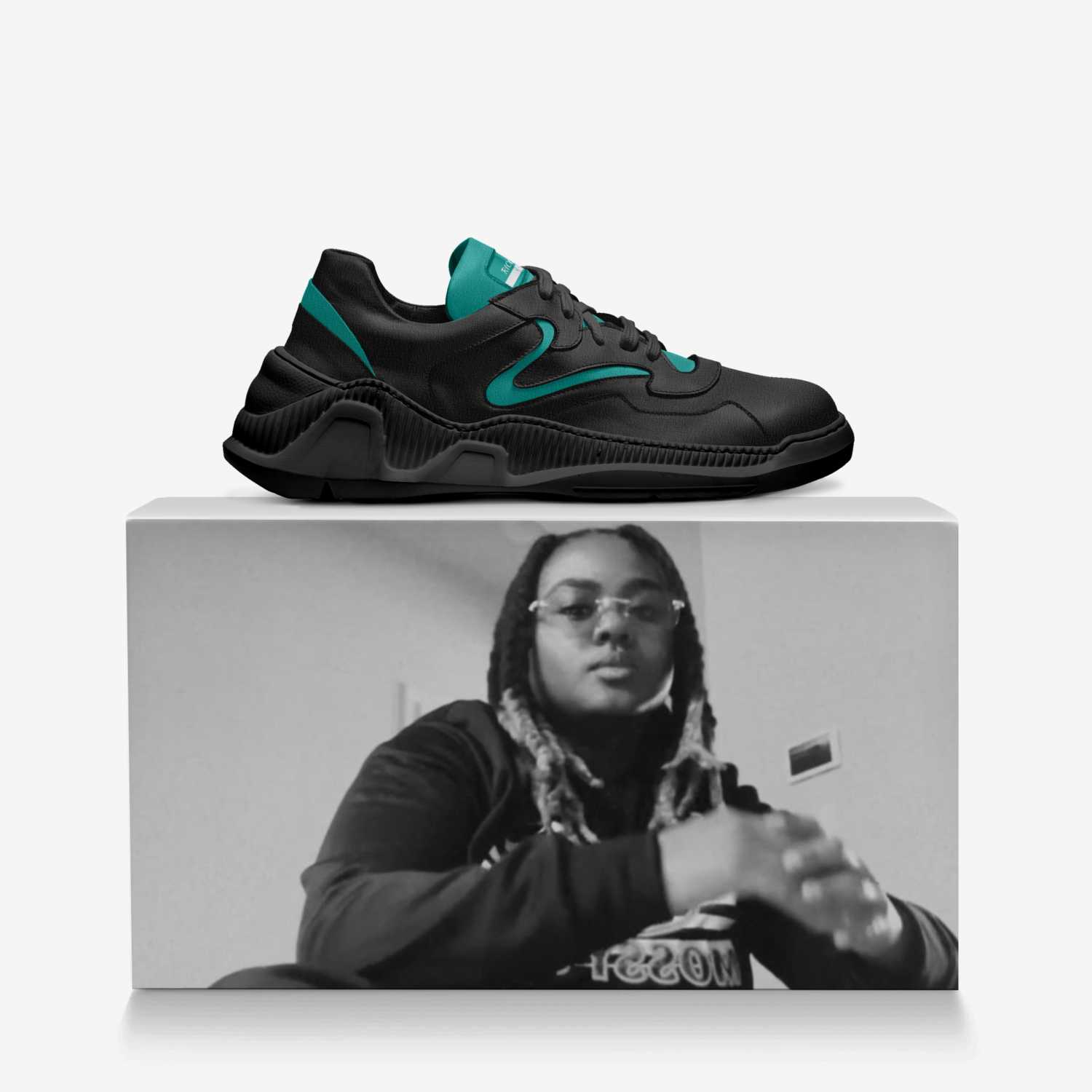RICCH BYYOU  custom made in Italy shoes by Tamaree Austin | Over box view