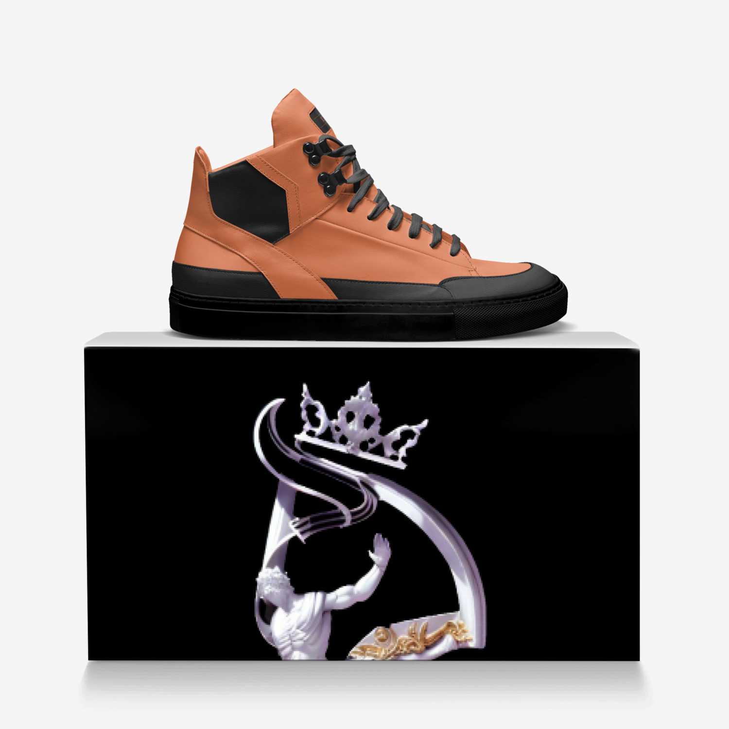 Elysian Heights custom made in Italy shoes by Romelo Dafirst | Over box view