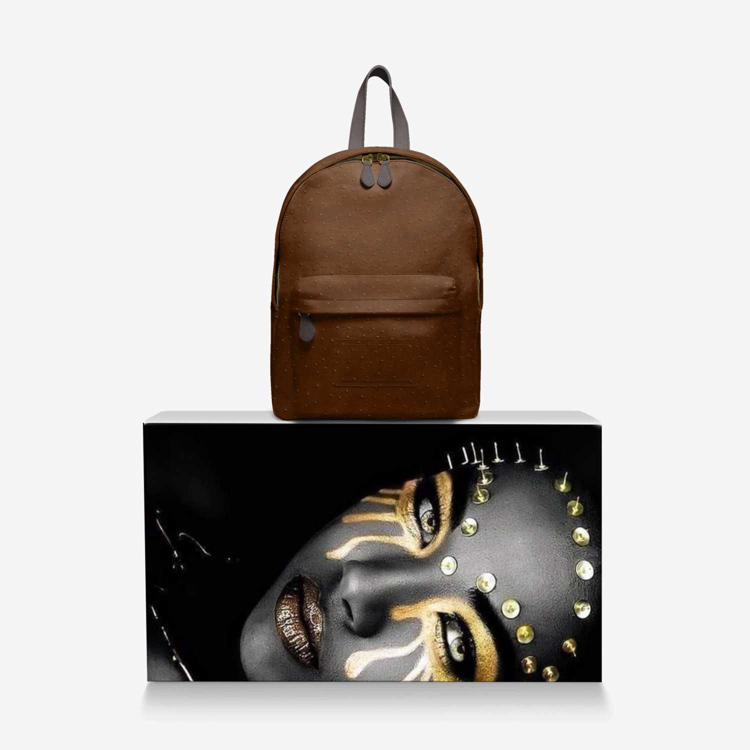 Kulu KoKoleKa custom made in Italy design by Selena A Razo Bell | Over box view