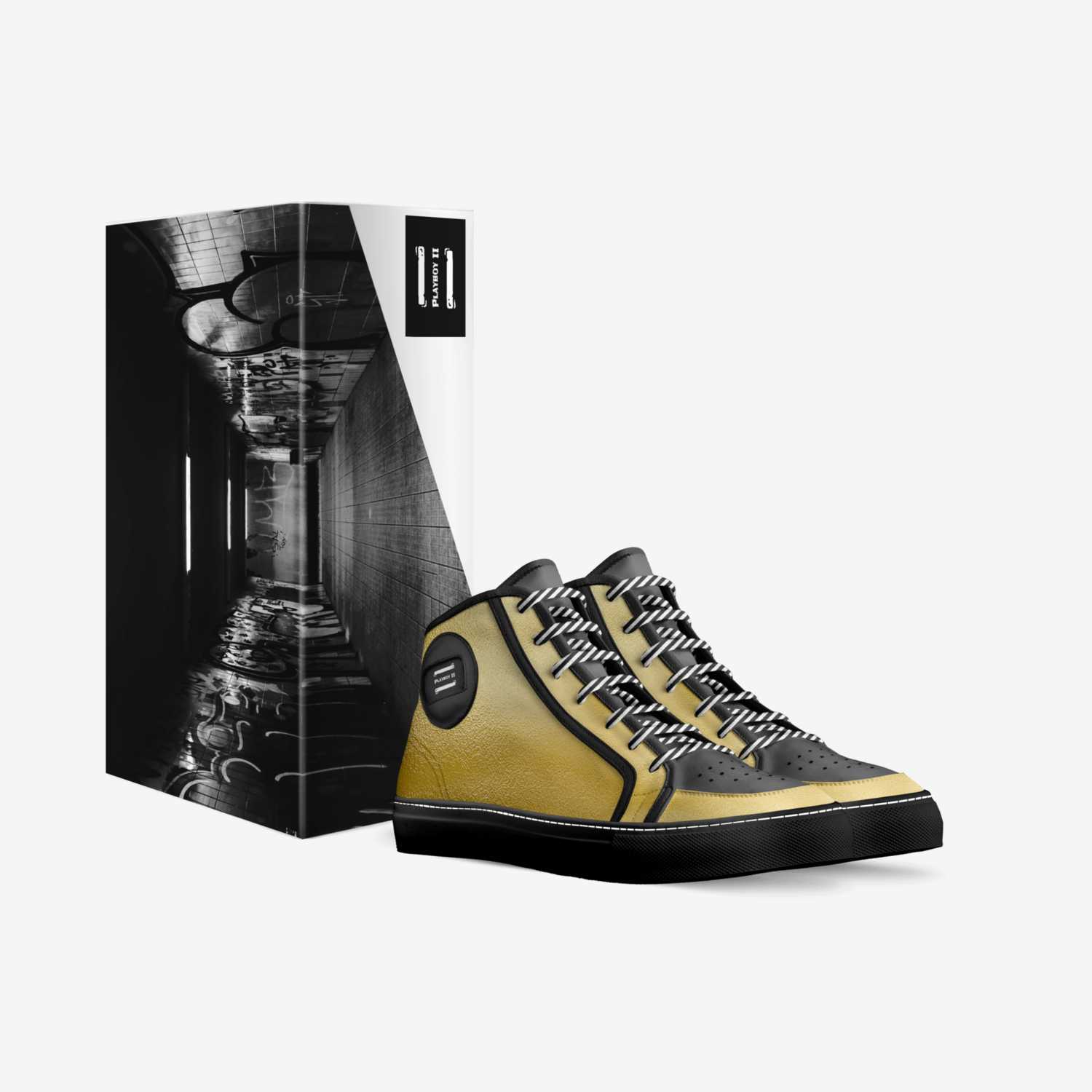 Playboy II custom made in Italy shoes by Jalil Wilson | Box view
