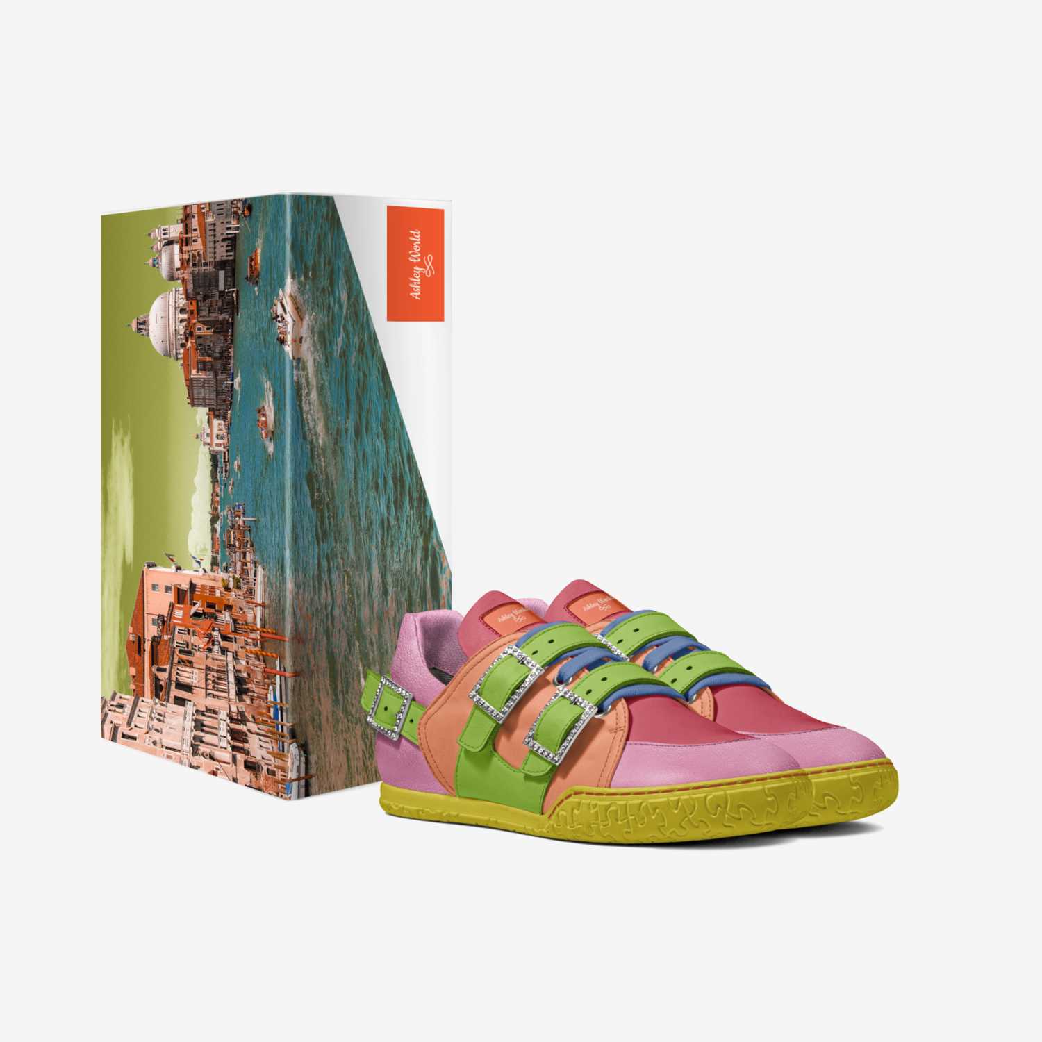 Ashley World custom made in Italy shoes by Ebony Williams | Box view