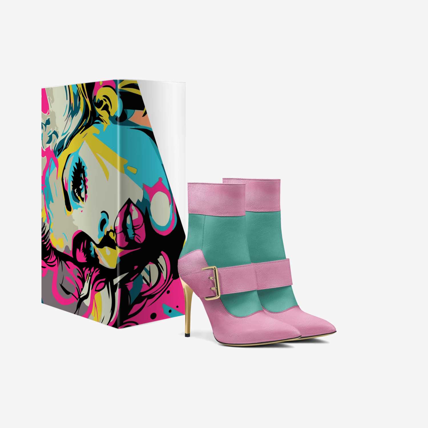 Bābī custom made in Italy shoes by Selena A Razo Bell | Box view