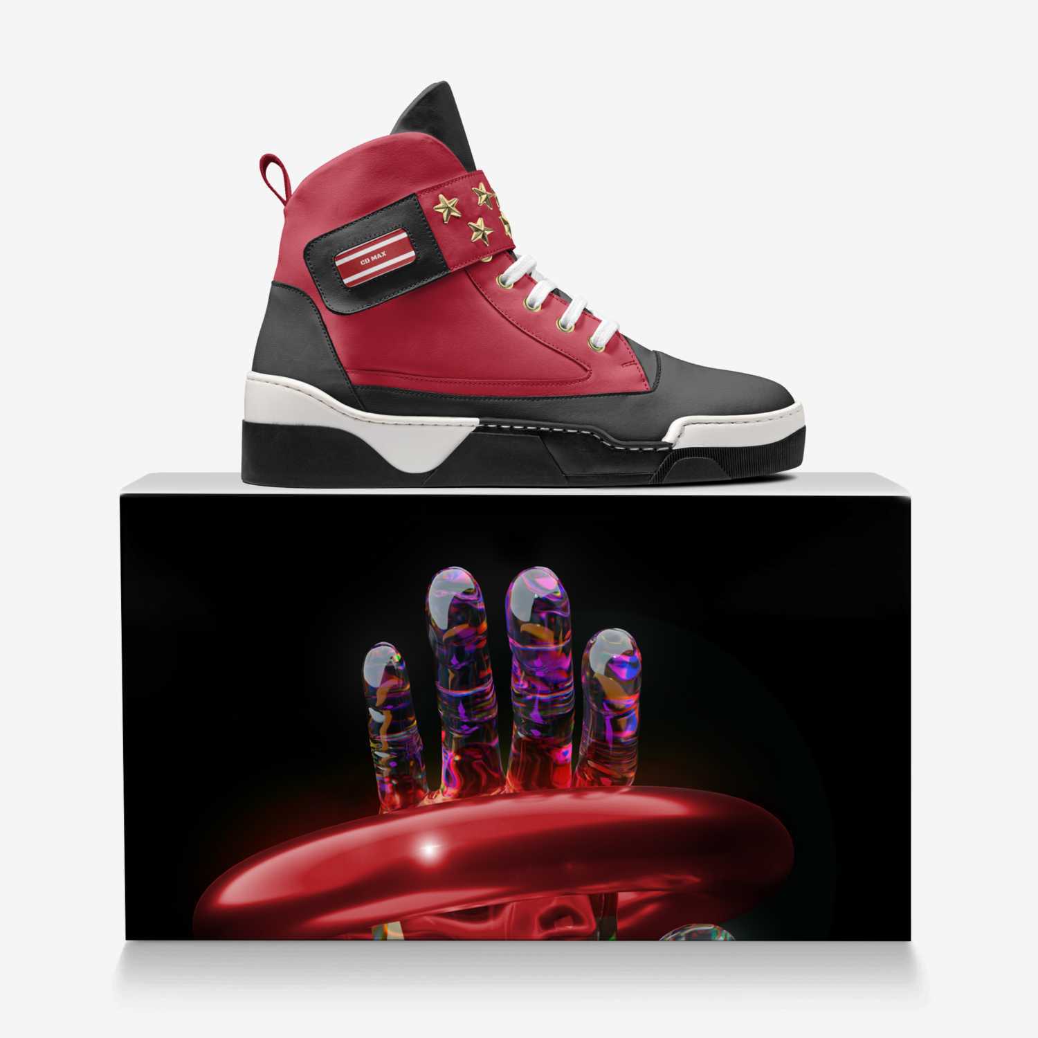 CD MAX  custom made in Italy shoes by Catina Dugger | Over box view