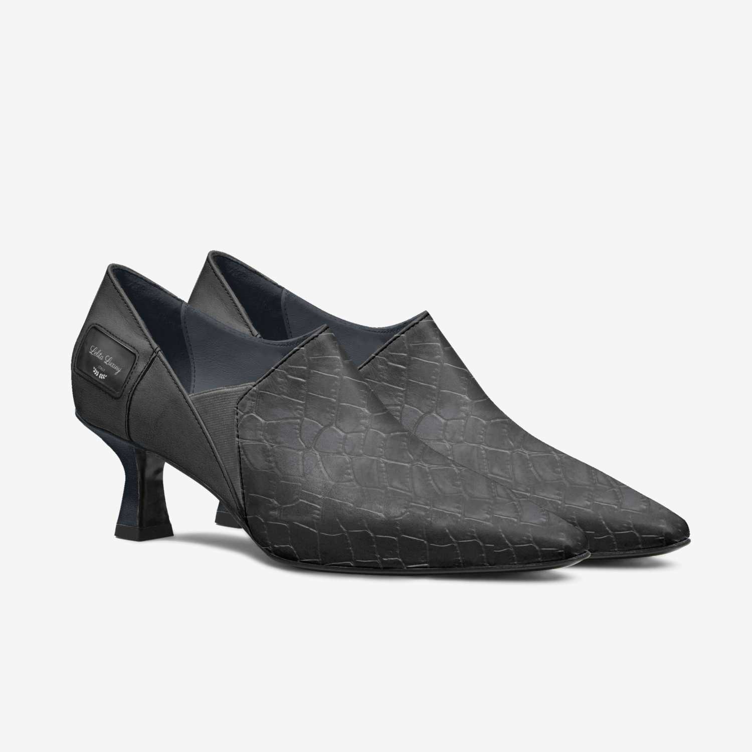 Lelita Luxury custom made in Italy shoes by Rosanny Amaro | Double view